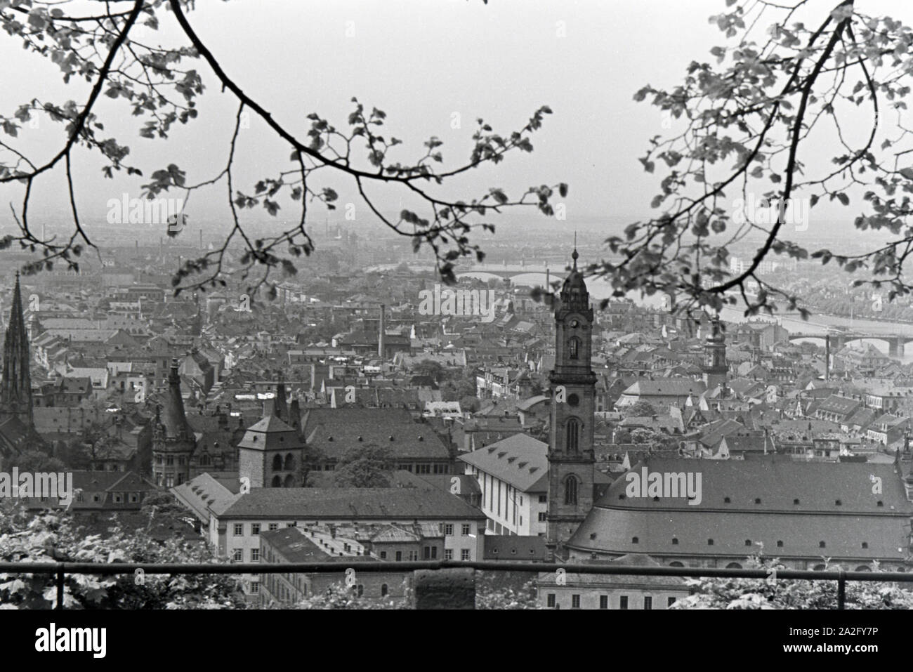 Ein Ausflug nach Heidelberg, Deutsches Reich 30er Jahre. Ein Ausflug nach Heidelberg; Deutschland 1930. Stockfoto