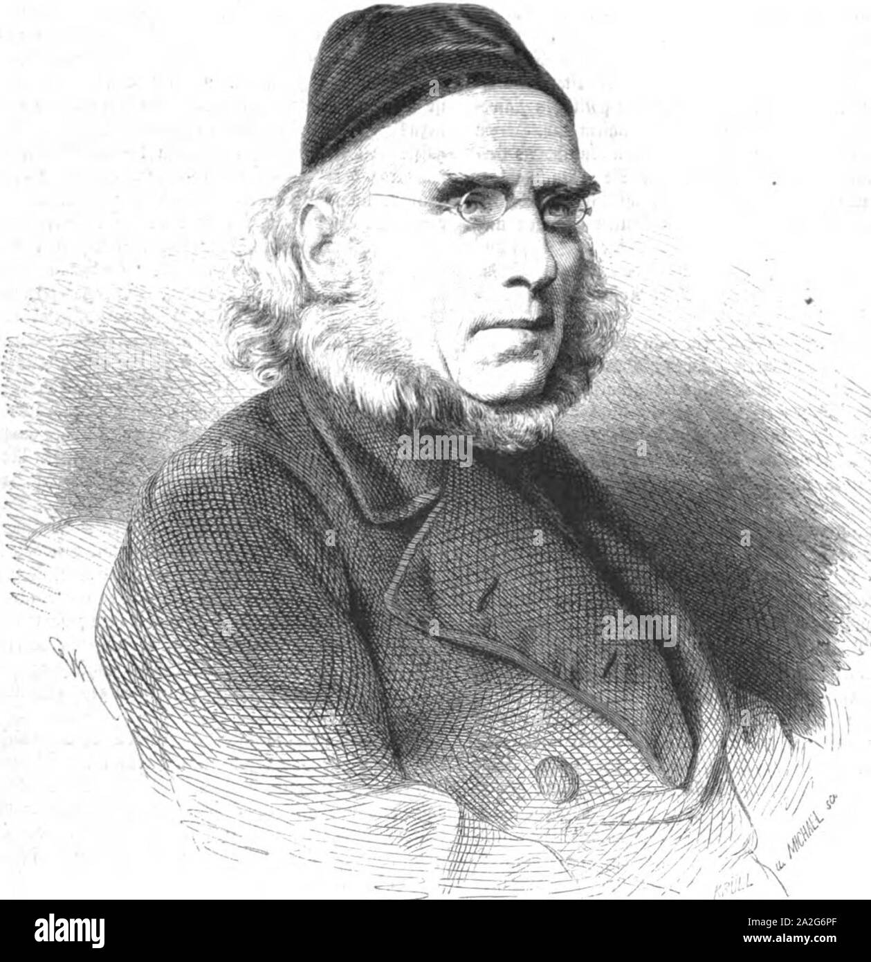 Emil Cauer (Freya Bd 07-1867 S 12 Krüll u Michael). Stockfoto