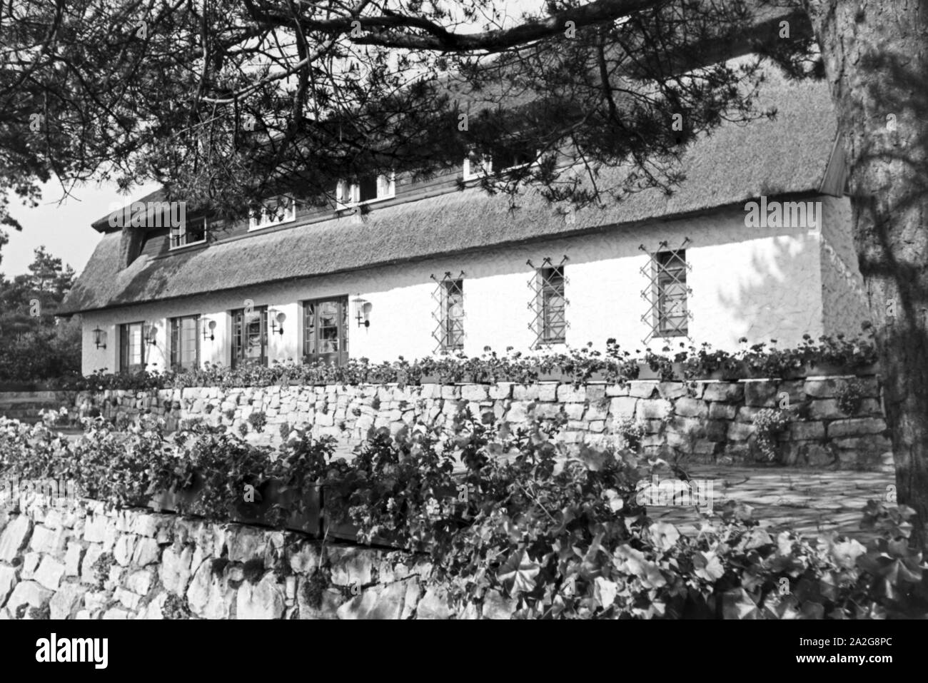 Das KdF-Sportheim Belzig in der Mark Brandenburg, Deutschland 1930er Jahre. Der Sport Club Haus in Belzig in Brandenburg, Deutschland 1930. Stockfoto