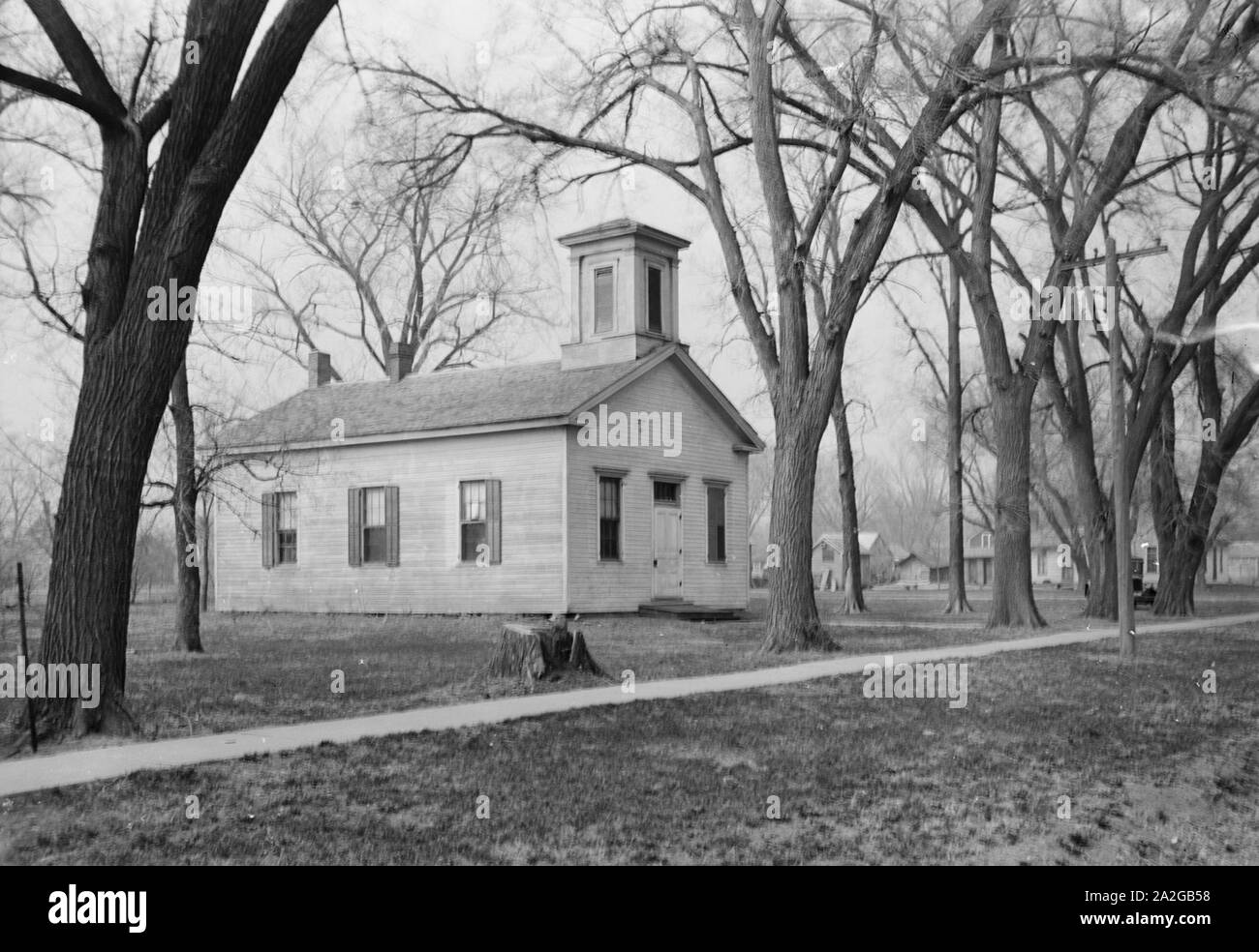 Immanuel Lutheran Church, Dakota City. Stockfoto