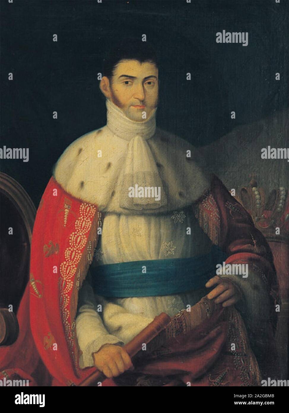 Emperador Agustin de Iturbide. Stockfoto