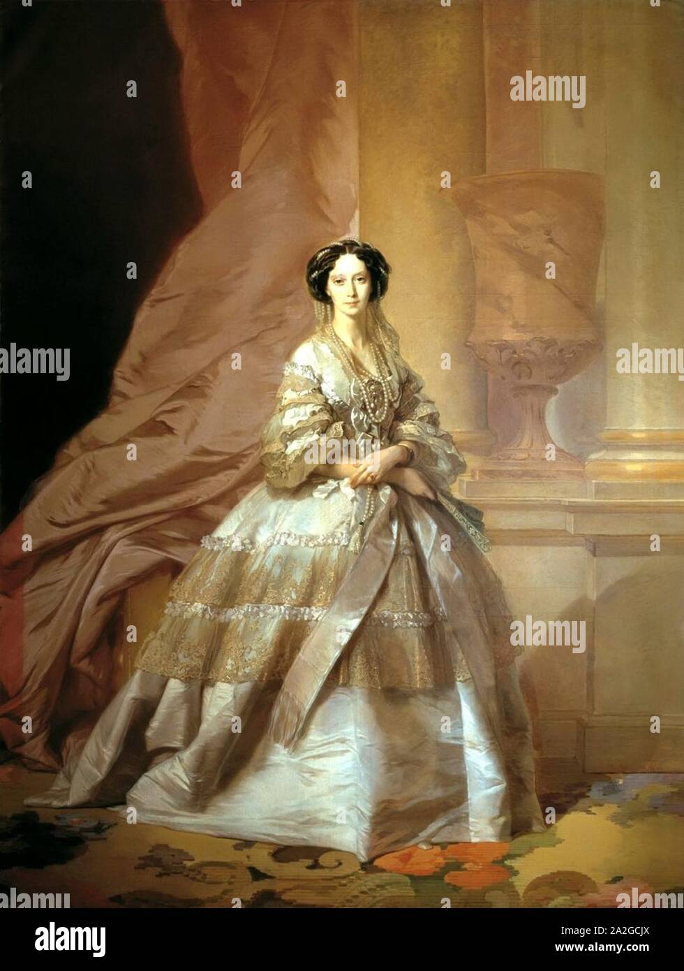 Kaiserin Maria Alexandrowna von Russland (1824-1880). Stockfoto