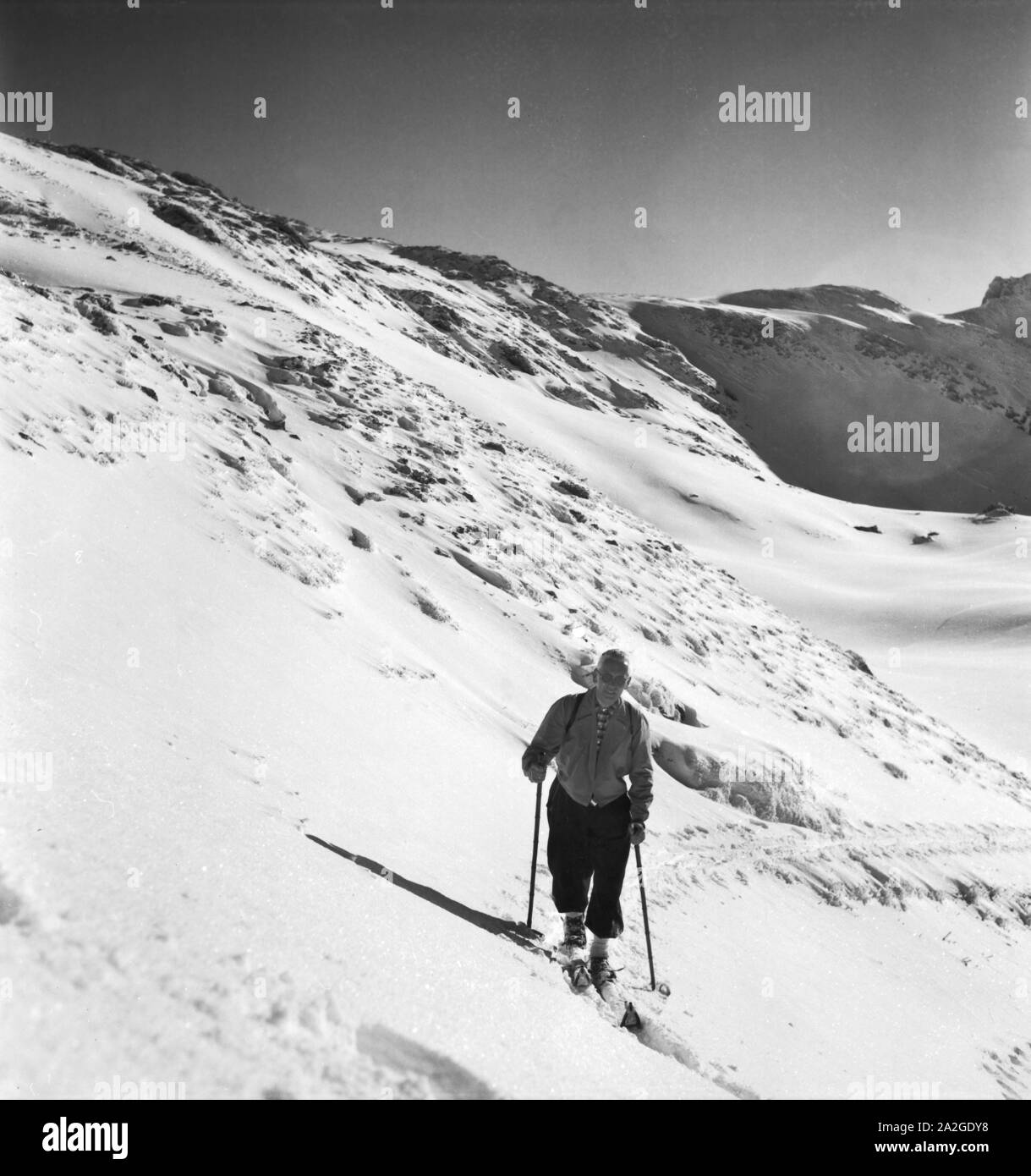 Ein Ausflug Nach Allgäu-Immenstadt, 1930er Jahre Deutsches Reich. Eine Reise nach Allgäu-Immenstadt, Deutschland der 1930er Jahre. Stockfoto