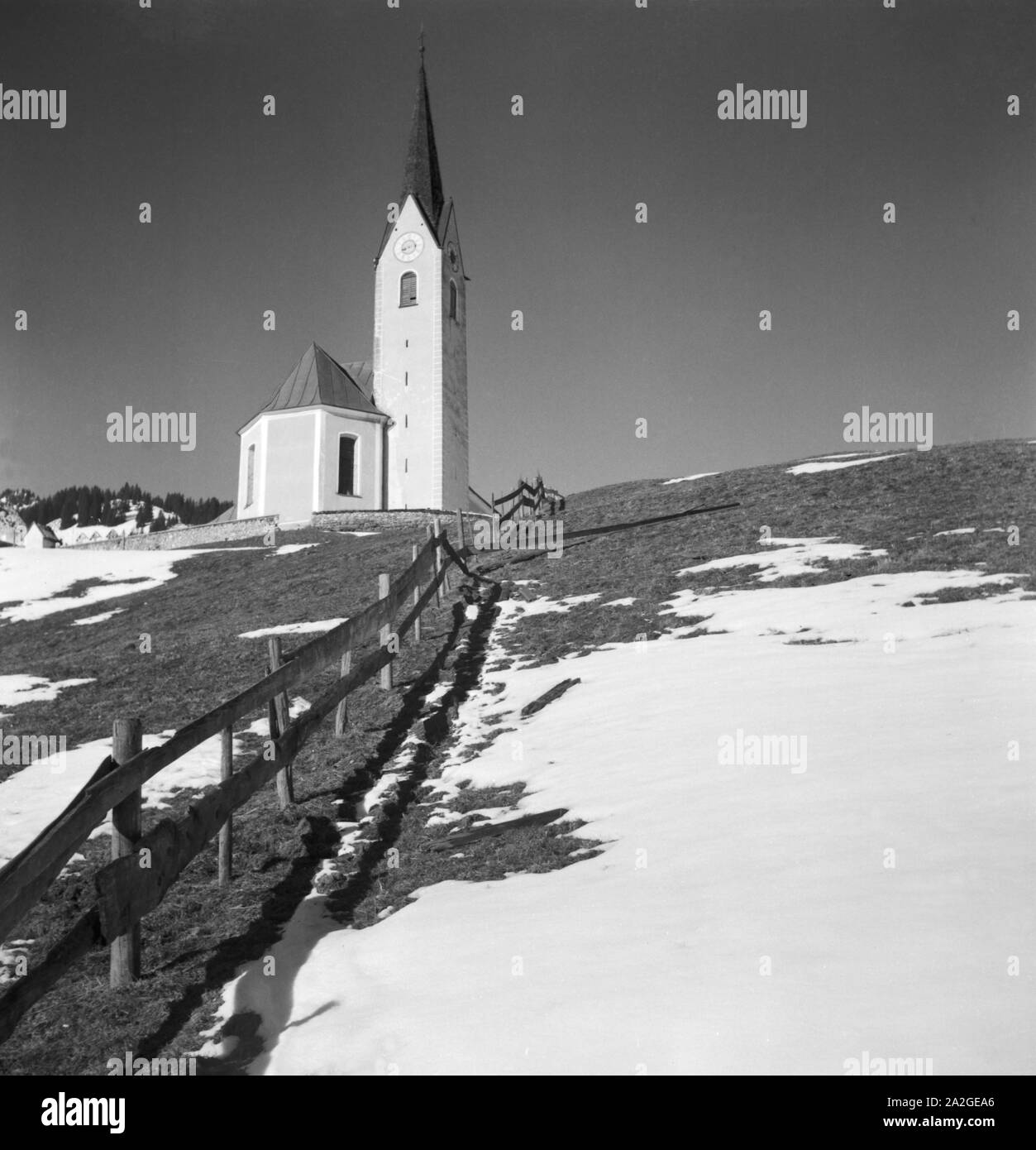 Ein Ausflug Nach Allgäu-Immenstadt, 1930er Jahre Deutsches Reich. Eine Reise nach Allgäu-Immenstadt, Deutschland der 1930er Jahre. Stockfoto