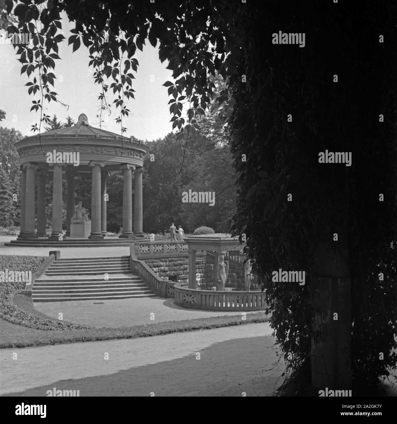 Der elisabethenbrunnen in Bad Homburg, Deutschland 1930er Jahre. Heilquelle Elisabethenbrunnen in Bad Homburg, Deutschland 1930. Stockfoto
