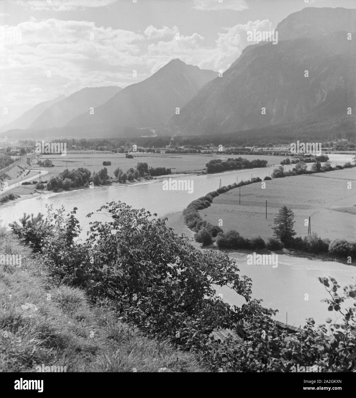 Ein Ausflug Zum Achensee in Tirol, 1930er Jahre Deutsches Reich. Ein Ausflug zum Achensee in Tirol, Deutschland der 1930er Jahre. Stockfoto