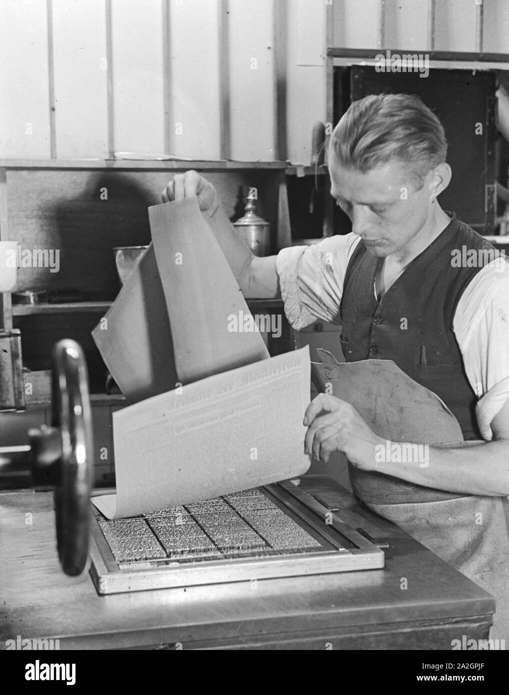 Schriftsetzer deutschland -Fotos und -Bildmaterial in hoher Auflösung ...