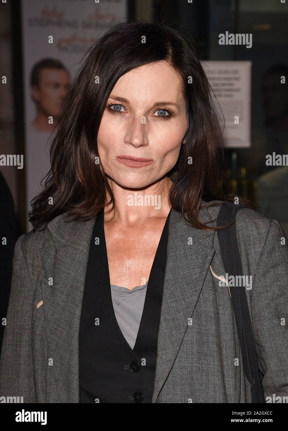 London, Großbritannien. 02 Okt, 2019. Kate Fleetwood am einen Tag in den Tod von Joe Ei - Drücken Sie die Taste Nacht am Trafalgar Studios. Credit: SOPA Images Limited/Alamy leben Nachrichten Stockfoto