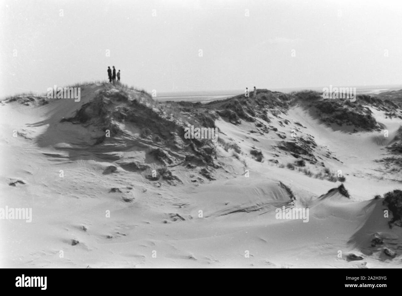 Sommerferien in Norderney, Deutsches Reich 30er Jahre. Sommer Urlaub auf Norderney, Deutschland 1930. Stockfoto