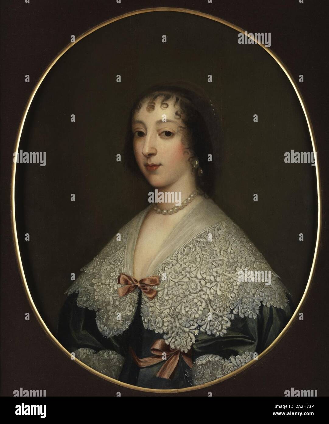 Englische Königin aus dem 17. Jahrhundert. Stockfoto
