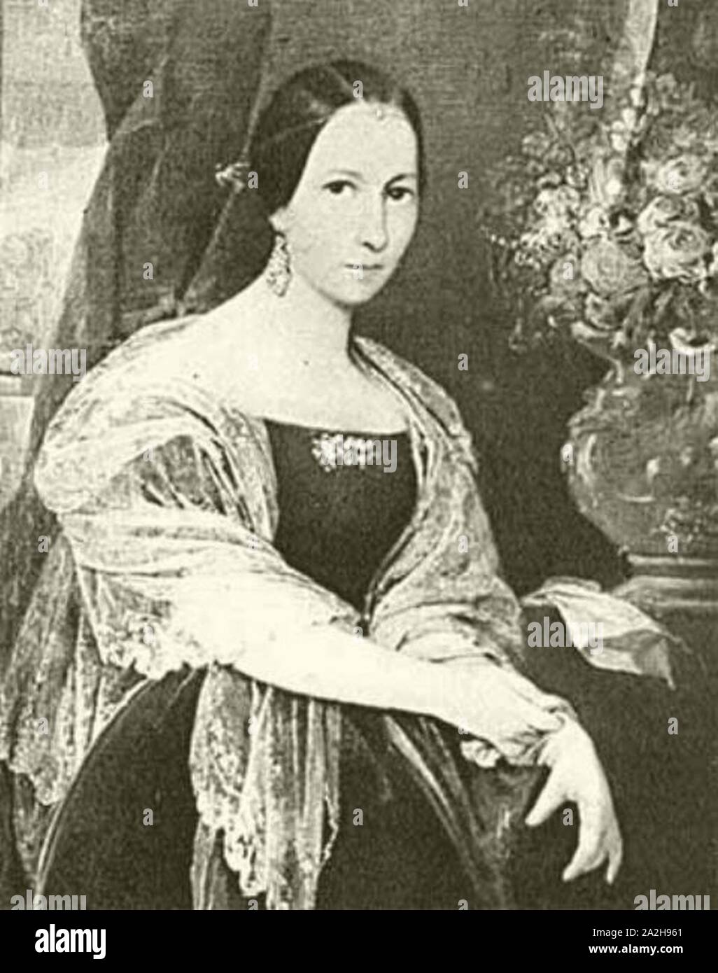 Enriqueta Pinto Garmendia. Stockfoto