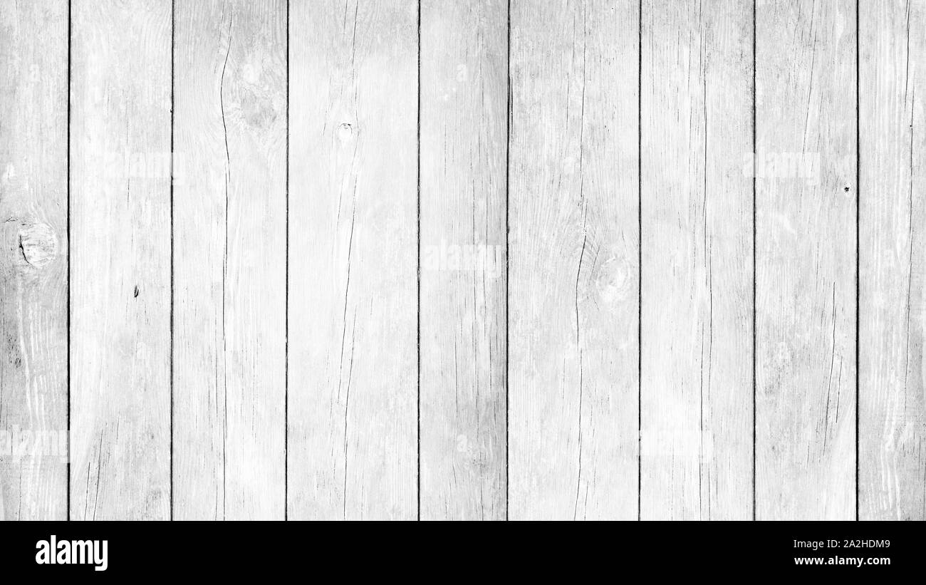 Weiße Holzplanken Hintergrund Stockfoto