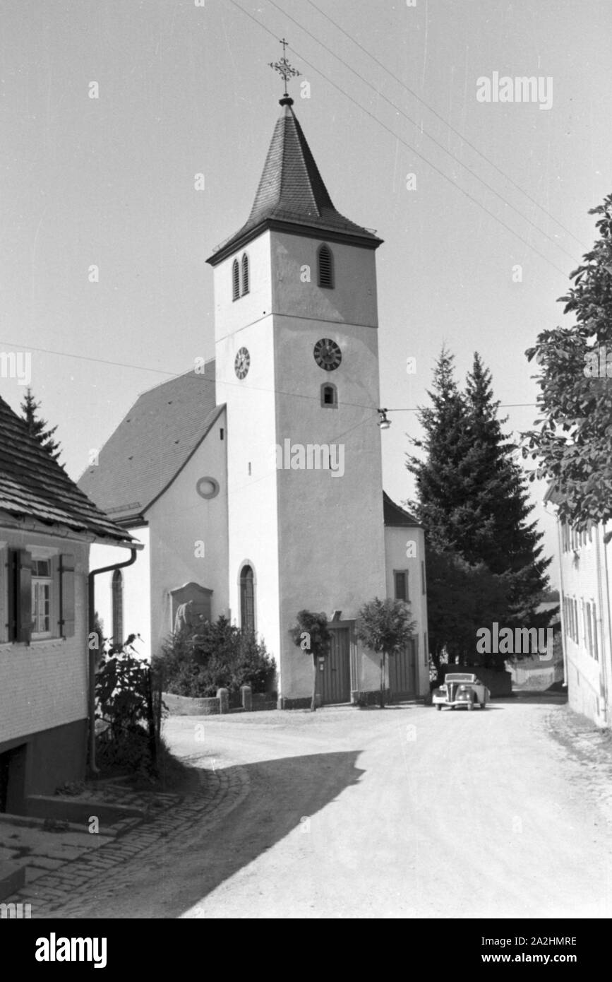 Urlaub im Schwarzwald, Deutsches Reich 30er Jahre. Urlaub im Schwarzwald, Deutschland der 1930er Jahre. Stockfoto
