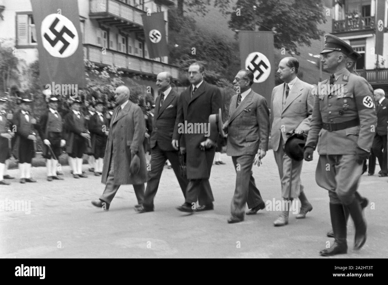 Urlaub im Schwarzwald, Deutsches Reich 30er Jahre. Urlaub im Schwarzwald, Deutschland der 1930er Jahre. Stockfoto