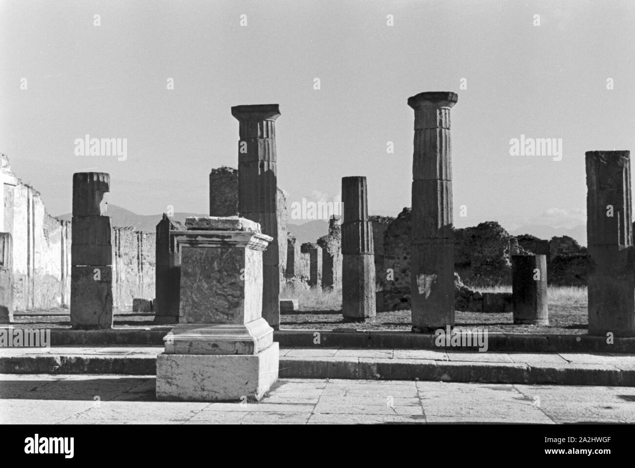 Eine Reise nach Italien; / 1930er Jahre. Eine Reise nach Italien; Italien 1930. Stockfoto