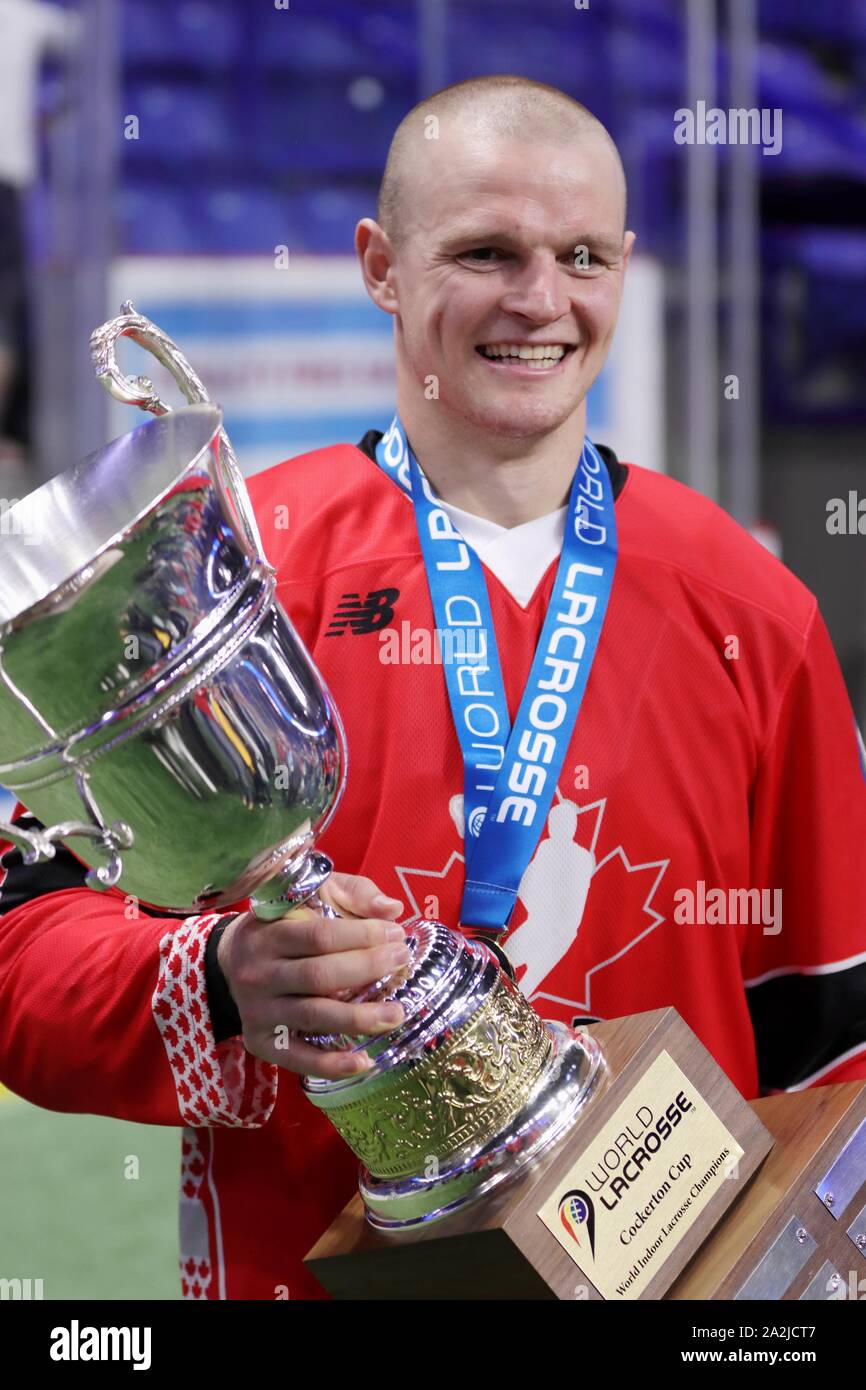 Lacrosse Team Canada gewinnt Gold 2019 Stockfoto