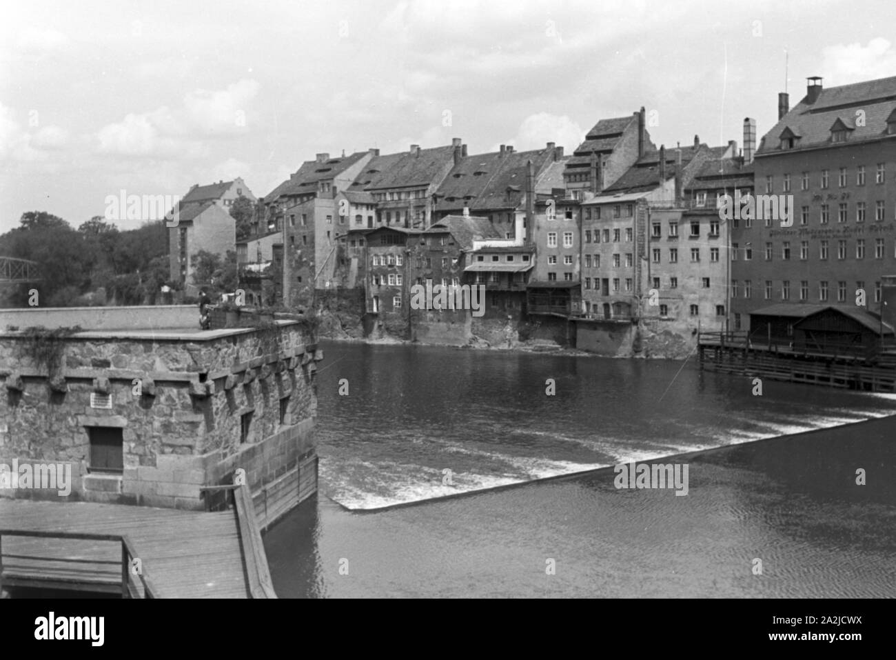 Eine Reise nach Görlitz; Deutsches Reich 30er Jahre. Eine Reise nach Görlitz, Deutschland 1930. Stockfoto
