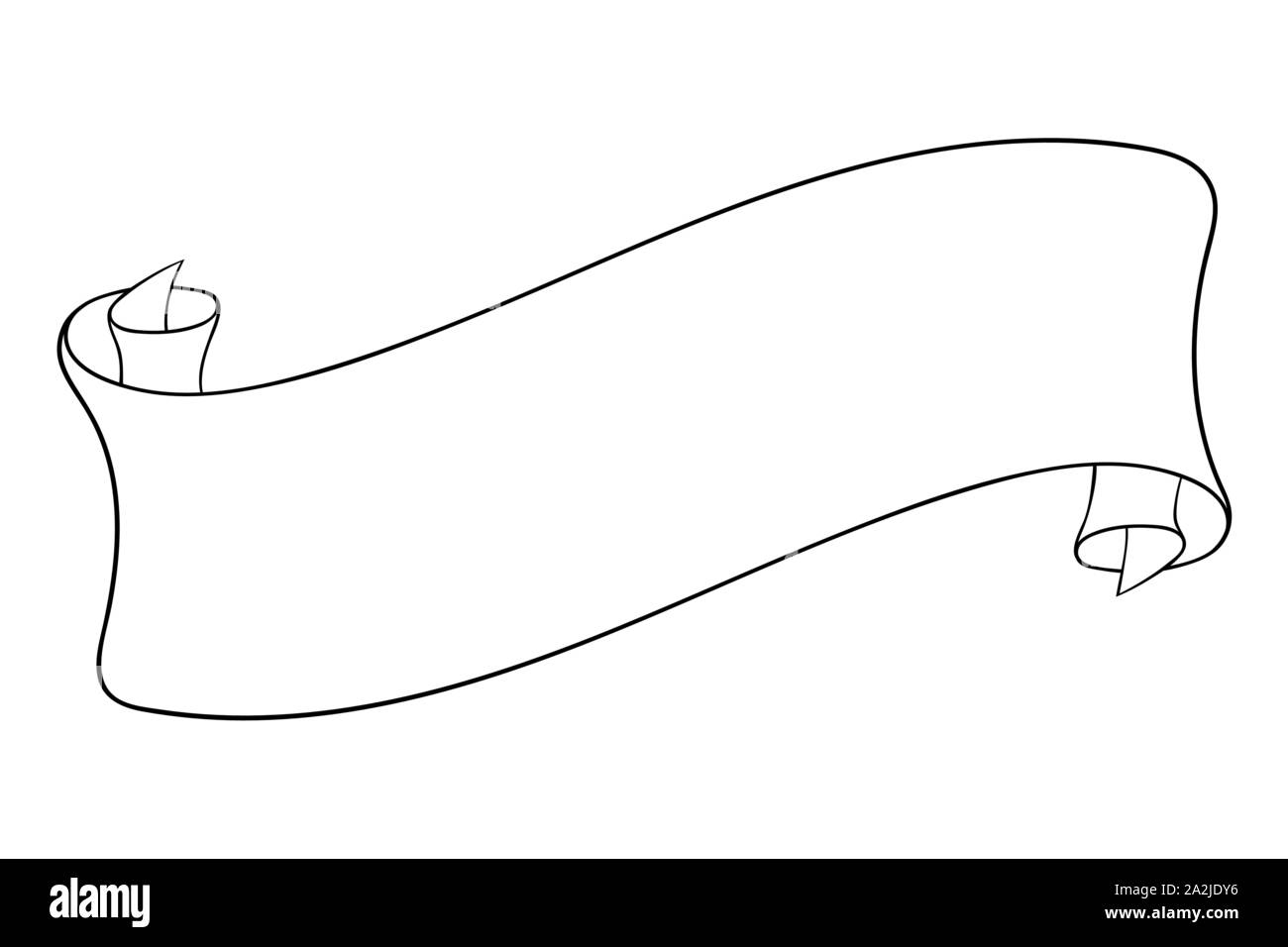 Papier blättern. Horizontale leer Maßbild Stock Vektor