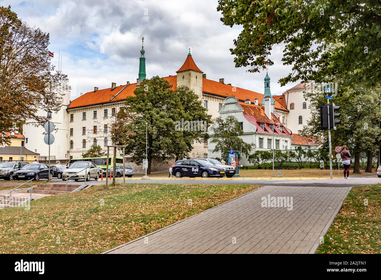 Rigaer Schloss, Residenz des Präsidenten, Riga Lettland, Stockfoto