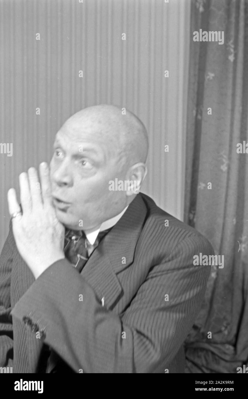 Der deutsche Mass Ludwig Schmitz, Deutschland 1930er Jahre. Deutsche