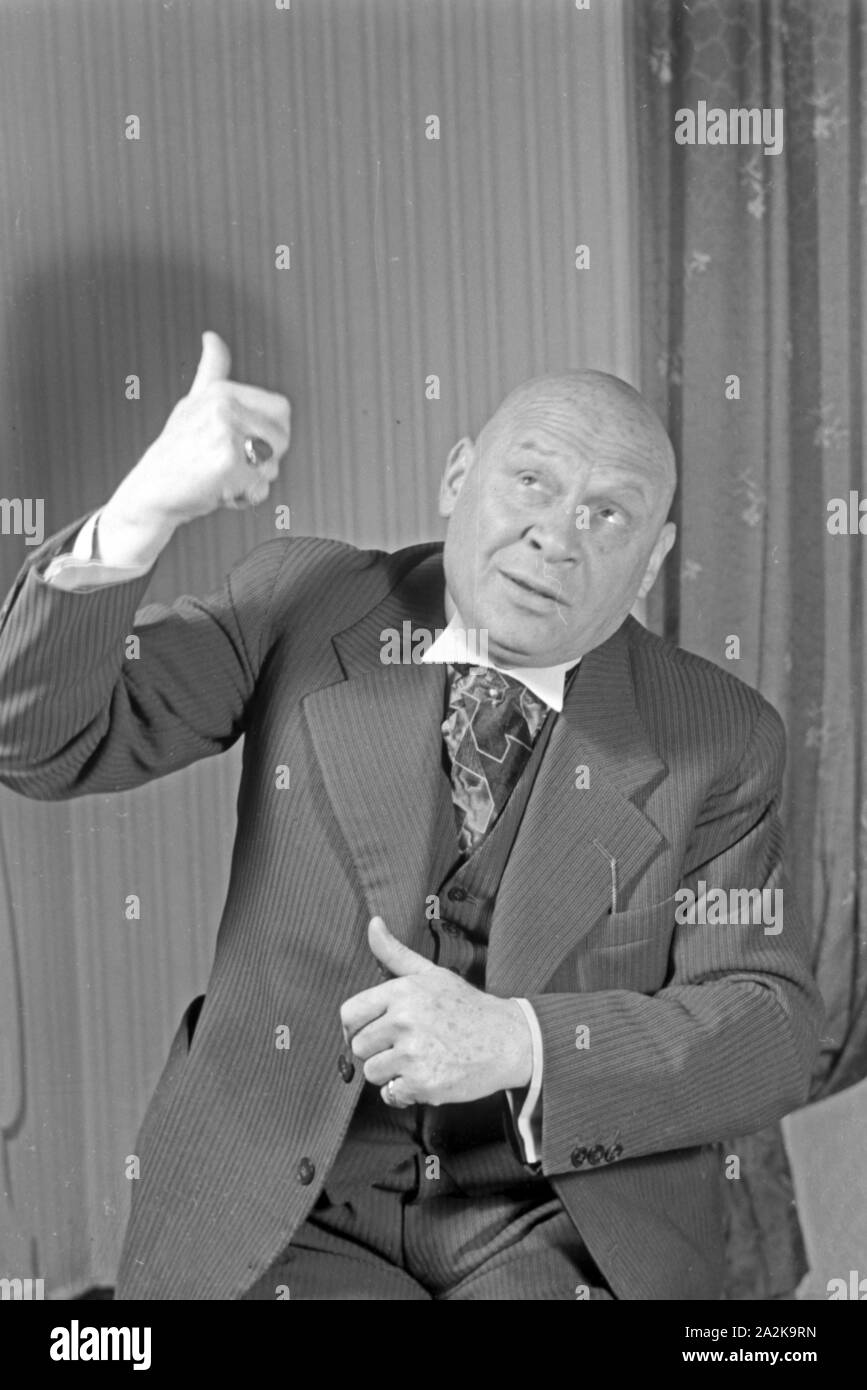 Der deutsche Mass Ludwig Schmitz, Deutschland 1930er Jahre. Deutsche