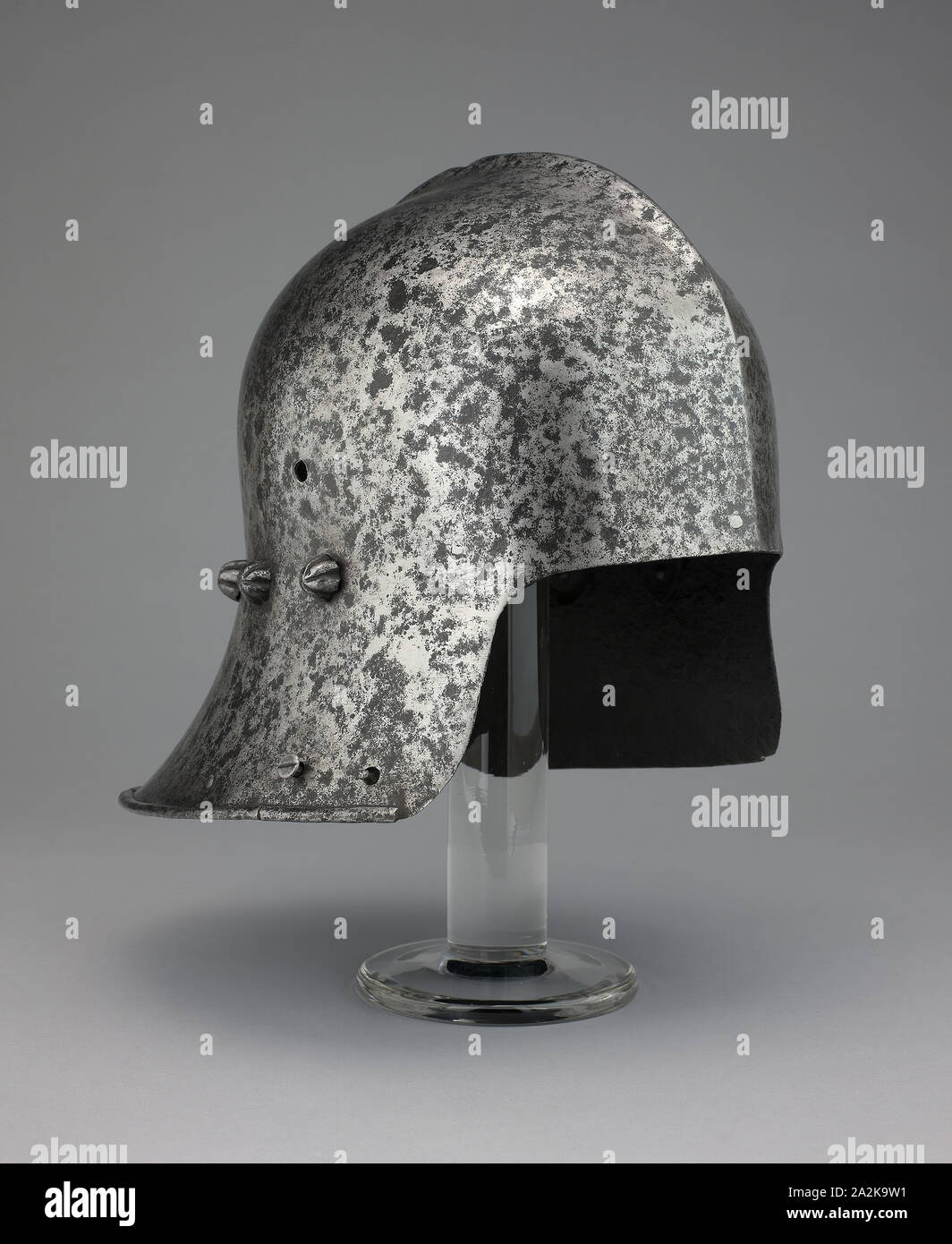 Sallet, C. 1460, Deutsch, Deutschland, Stahl, H. 24,6 cm (9 3/4 in Stockfoto