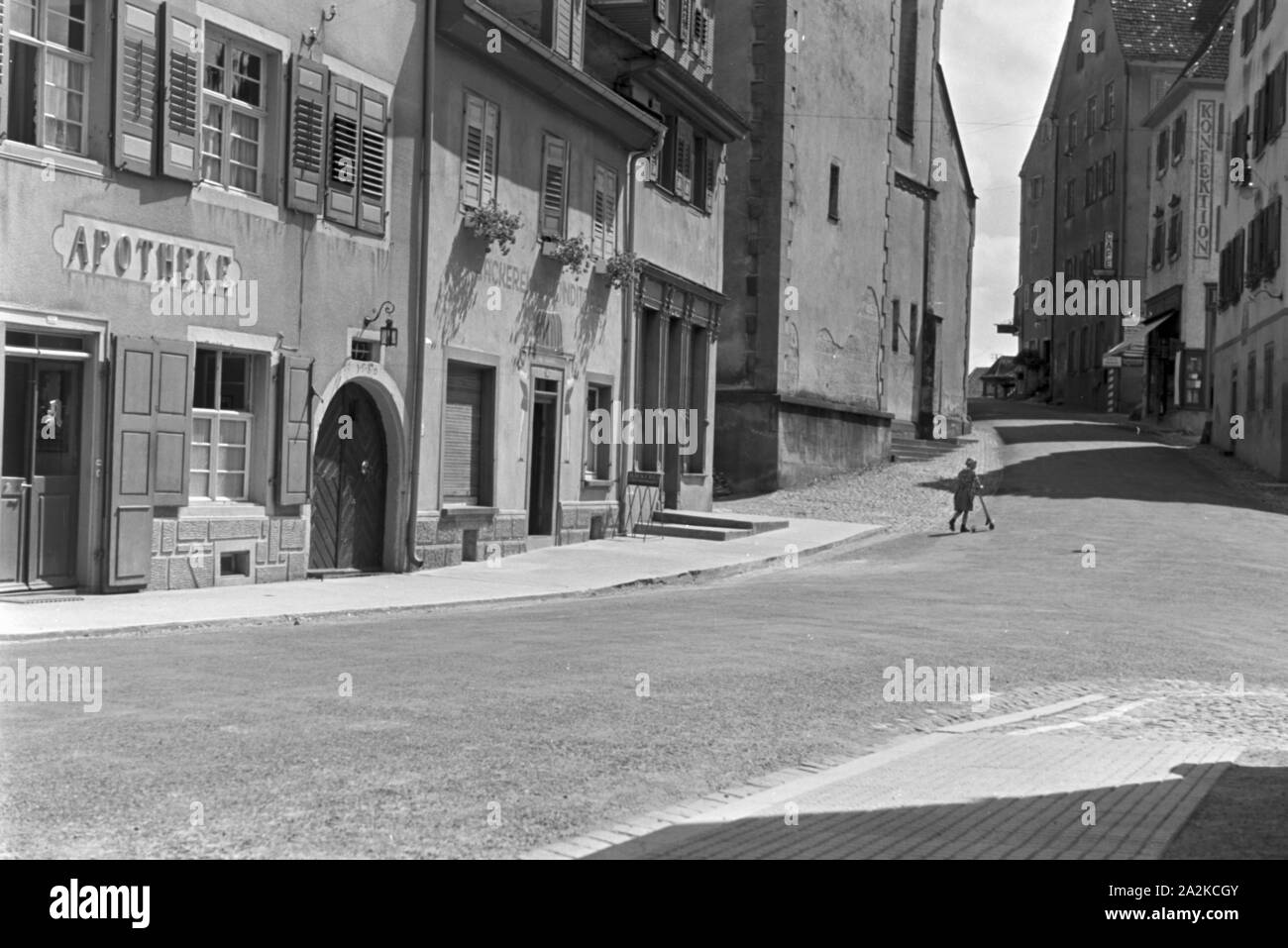 Eine Rundreise durch Baden-Württemberg, Deutsches Reich 30er Jahre. Eine runde Reise durch Baden-Württemberg, Deutschland 1930. Stockfoto