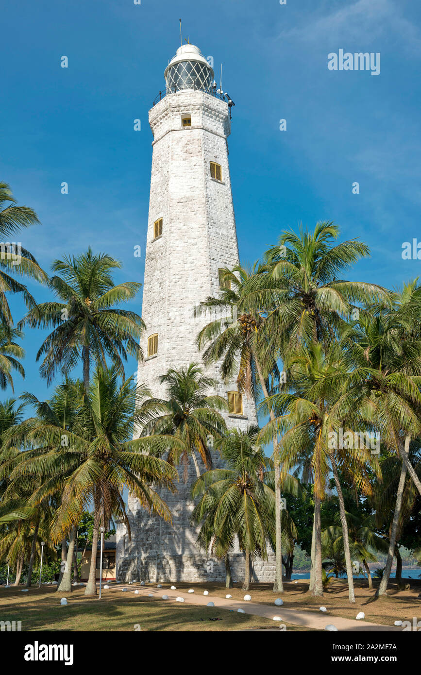 Sri Lanka, Bundesland Kärnten, Sud du Sri Lanka Süd Sri Lanka, in Sri Lanka, dondra Head Dewi Nuwara, Phare, Leuchtturm, Leuchtturm Stockfoto