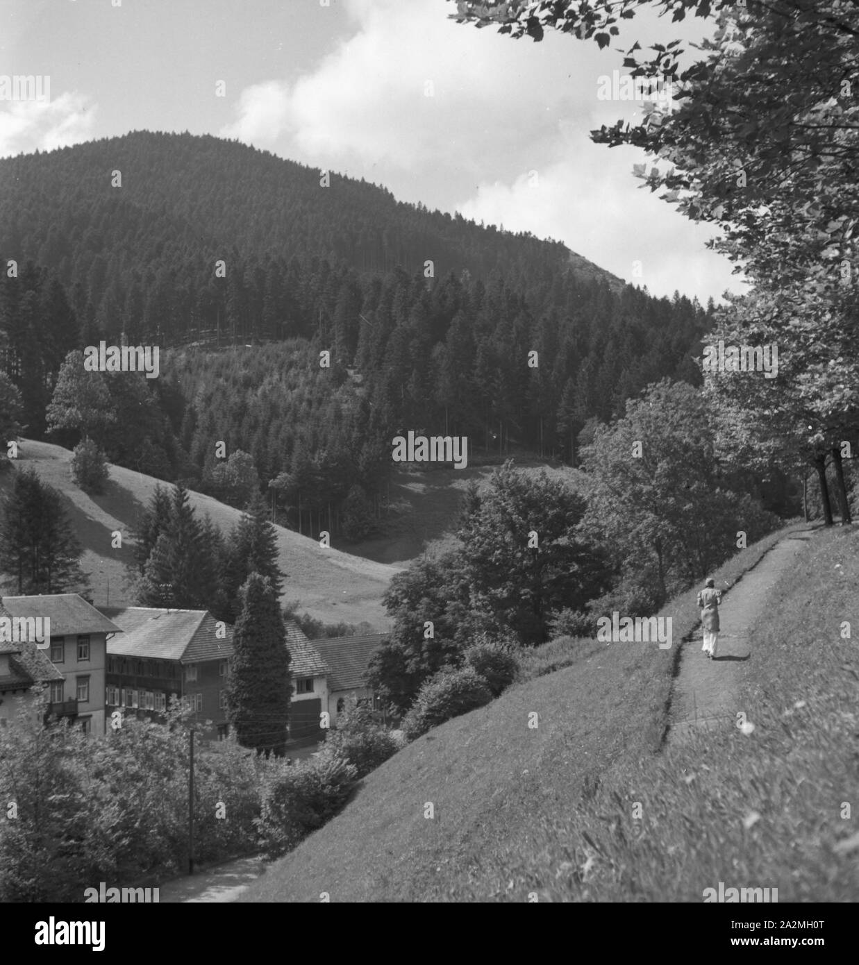 Und äh Höhle Luftkurort Bad Rippoldsau-Schapbach Im Schwarzwald, Deutschland, 1930er Jahre. Bei der Luftkurort Bad Rippoldsau-Schapbach im Schwarzwald, Deutschland der 1930er Jahre. Stockfoto