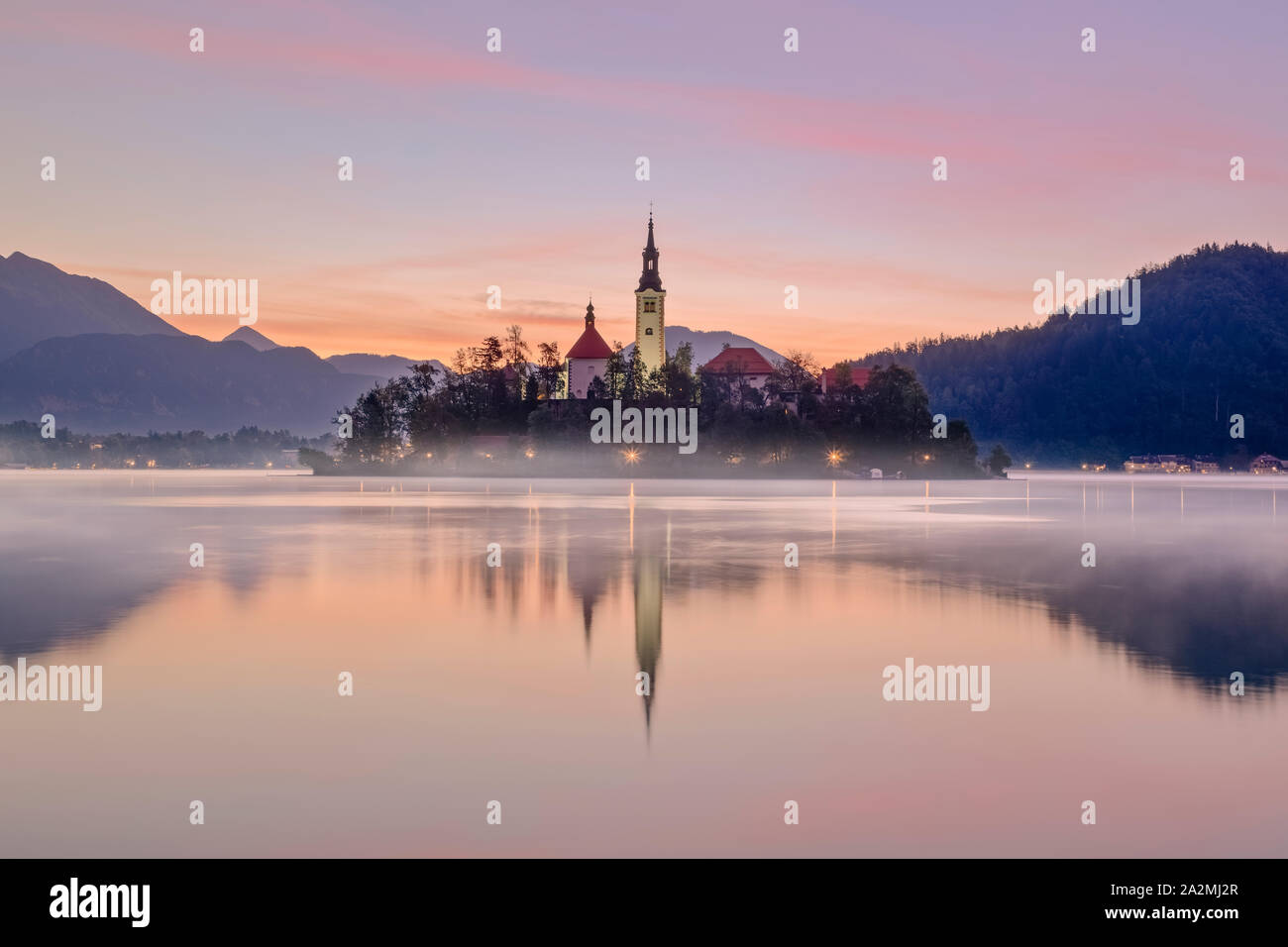 Bleder See, Obere Krain, Slowenien, Europa Stockfoto