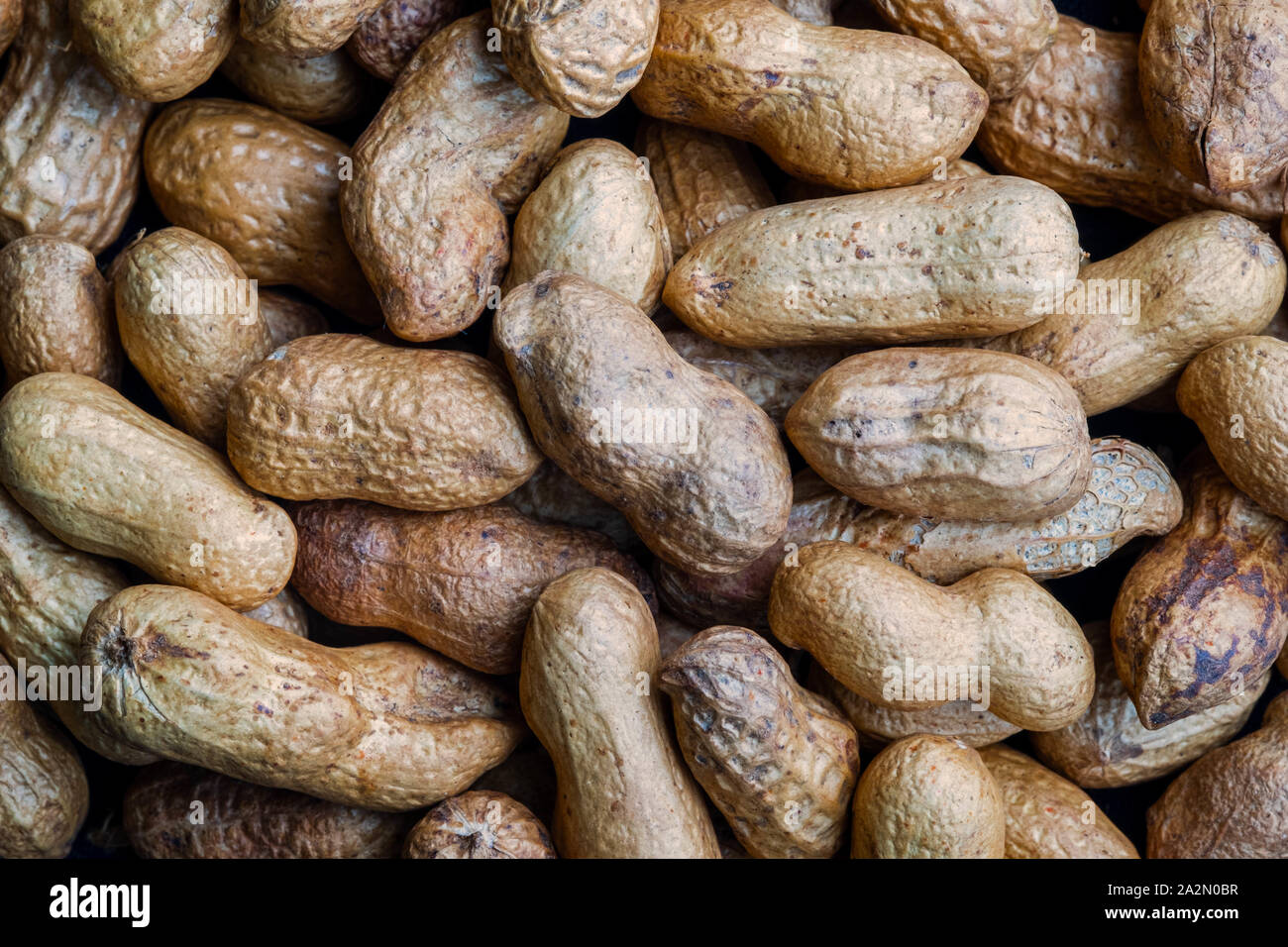 Peanut Nahaufnahme Bild gesundes essen Hintergrund Stockfoto