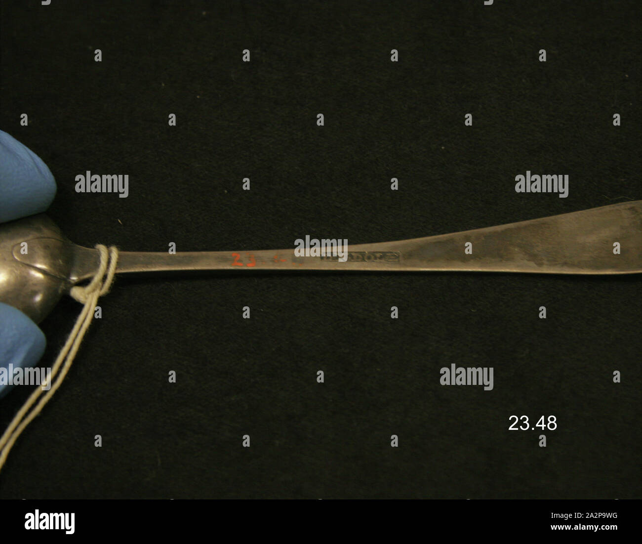 D.N. Dole, amerikanischen, 1775 - 1841, Teelöffel, Ca. 1810, Silber, Gesamt: 5 7/8 Zoll (14,9 cm Stockfoto