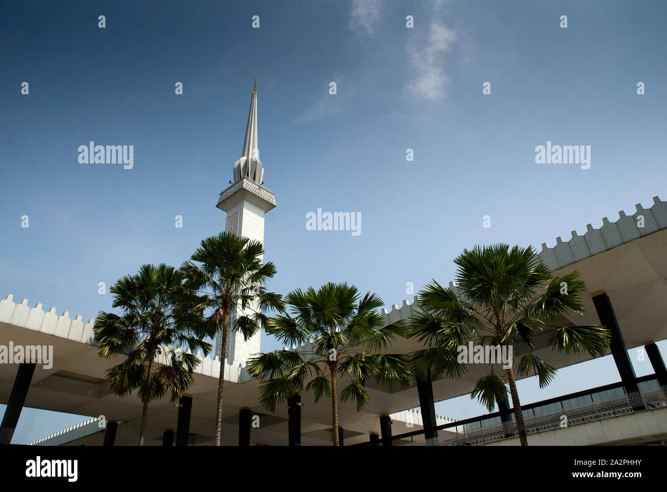 Nationalmoschee von Malaysia, Kuala Lumpur. Stockfoto