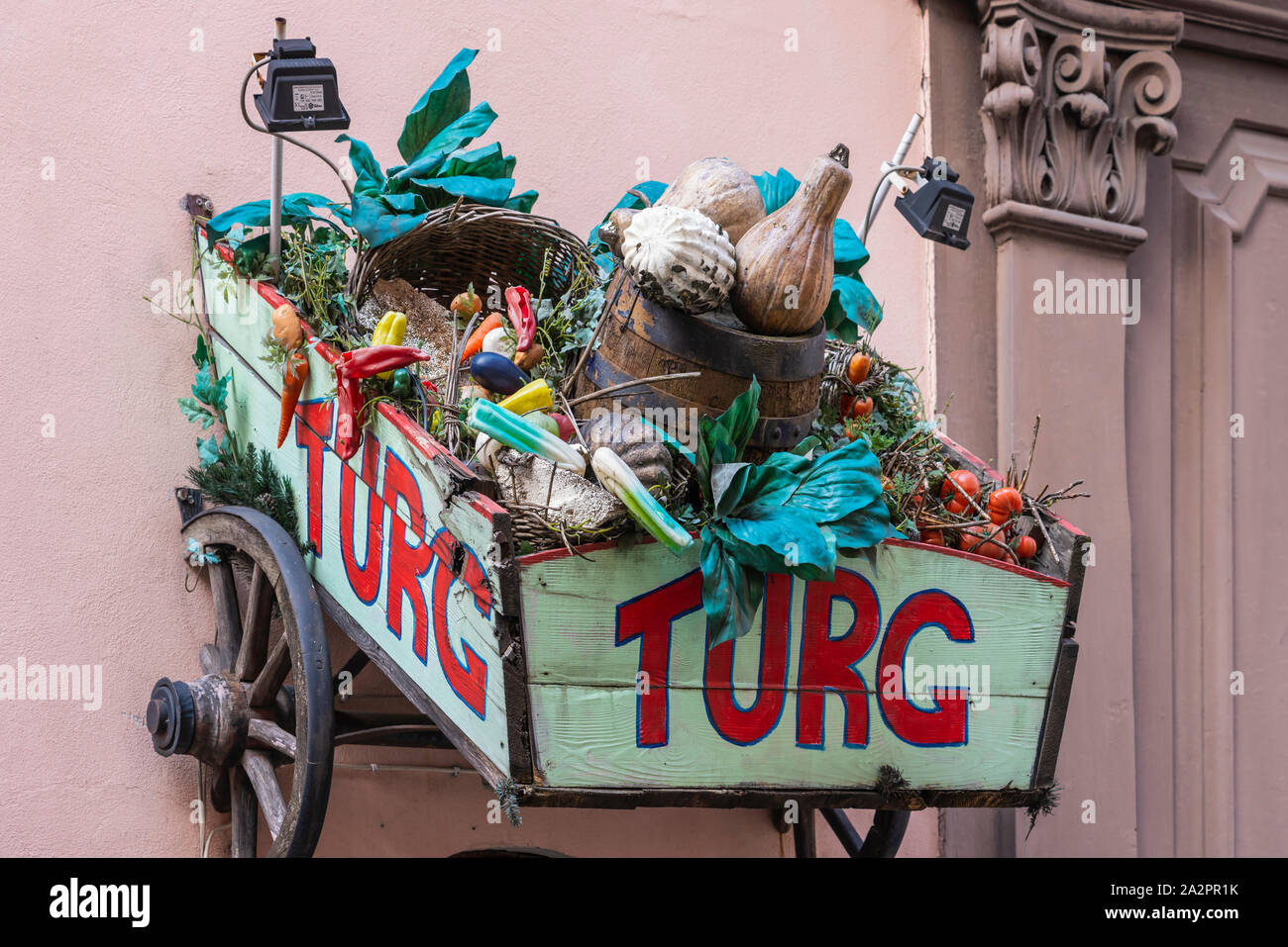 Eine Turg markt Shop in der Altstadt von Tallinn, Estland. Stockfoto