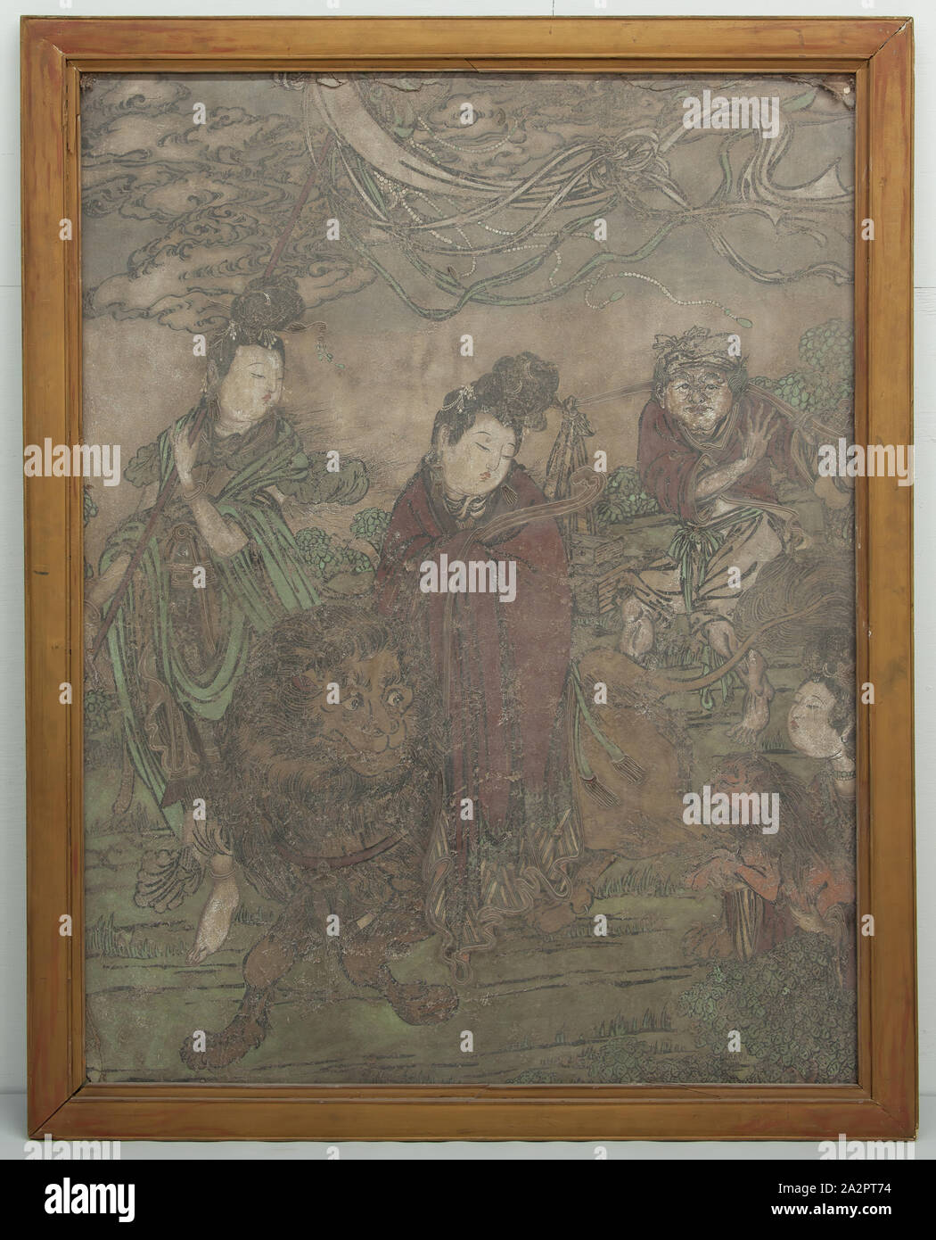 Unbekannt (Chinesisch), Kuan Yin und die Assistenten, 1368/1644 Stockfoto