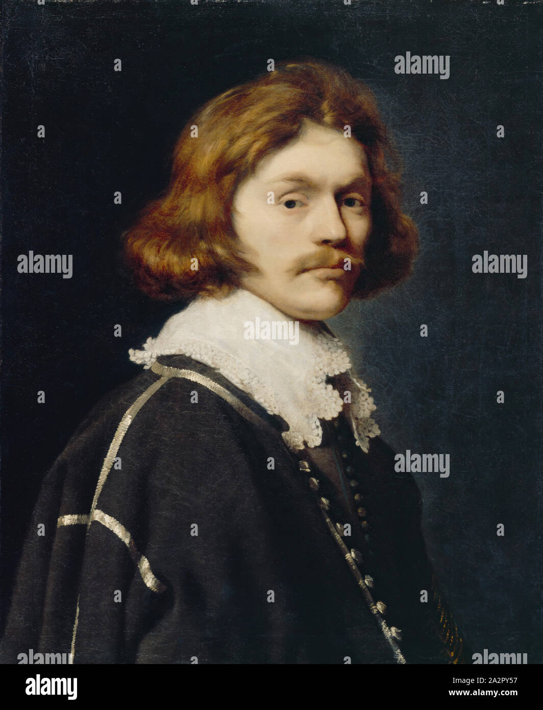 Jacques Blanchard, Französisch, 1600-1638, Junge Cavalier, 1631, Öl auf Leinwand, ohne Rahmen: 29 x 23 1/2 Zoll (73,7 × 59,7 cm Stockfoto