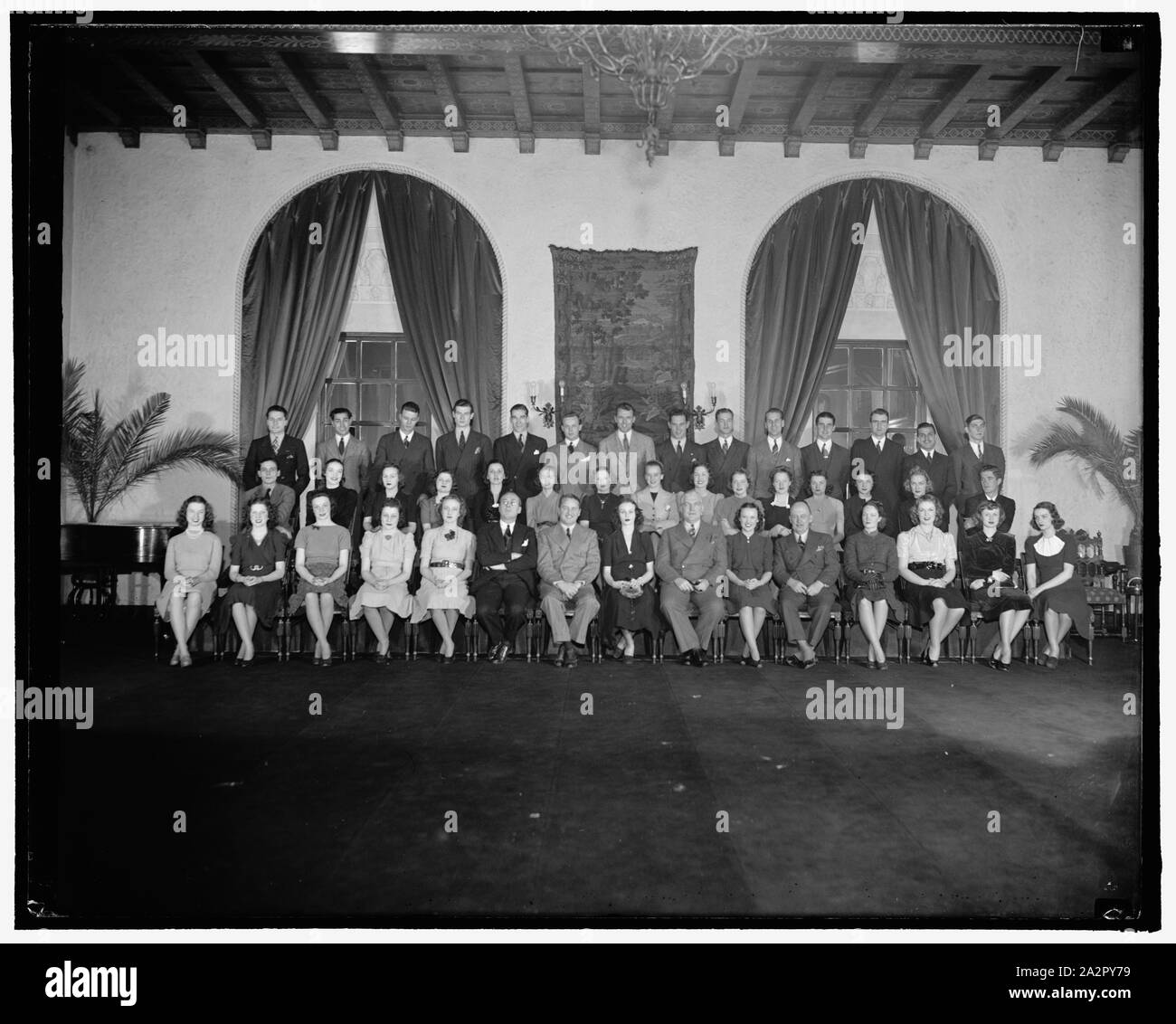 RKO's Wasserkocher Gateway zu Hollywood, Wettbewerb, 1/27/39 Stockfoto