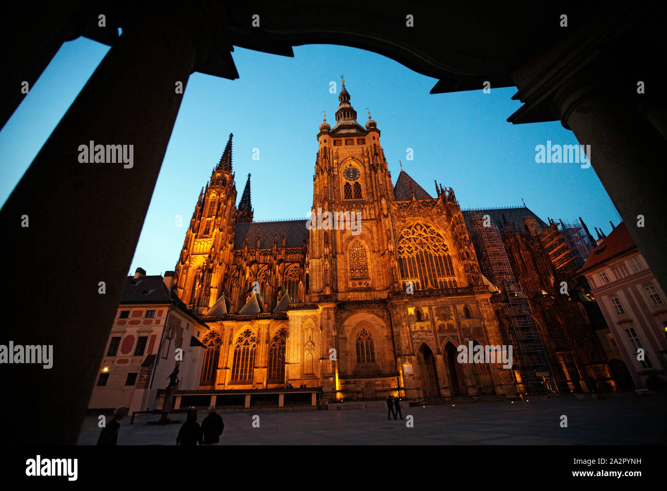 Prag, die St. Vitus Kathedrale, Gotik und Barock, am 28. April 2010. (CTK Photo/Martin Sterba) *** FOTO *** Populärste tschechische Pop Stockfoto