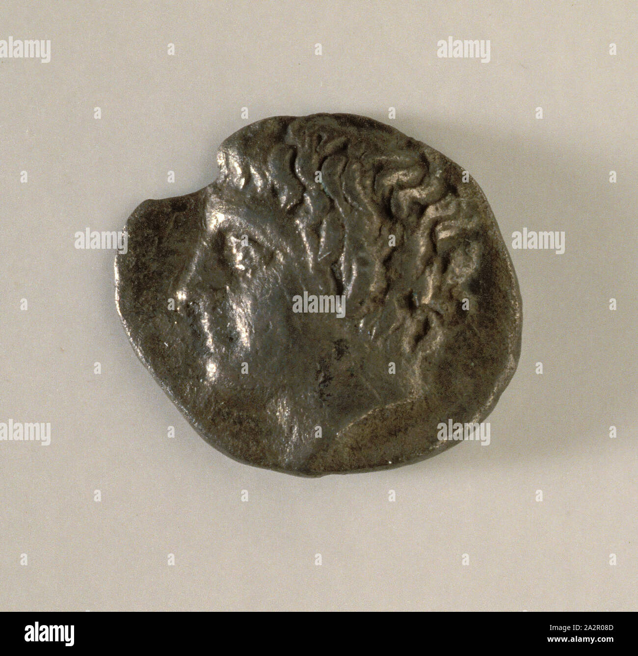 Griechisch, Obol Festival Münze, 370/100 v. Chr., Silber, maximal: 3/8 in Stockfoto
