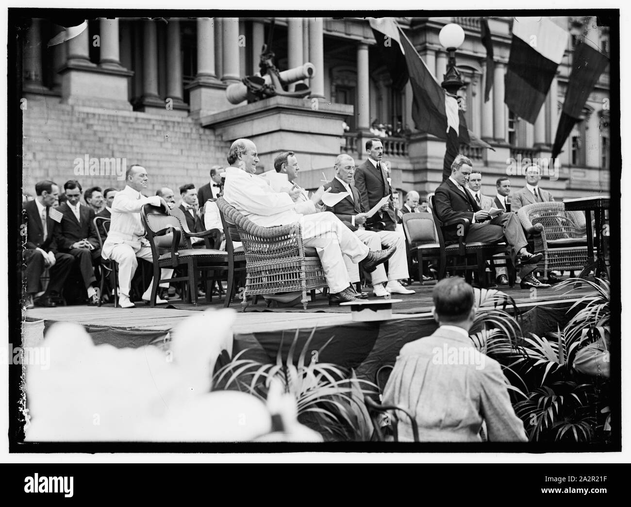 ROOSEVELT, Franklin Delano. FLAG TAG Stockfoto