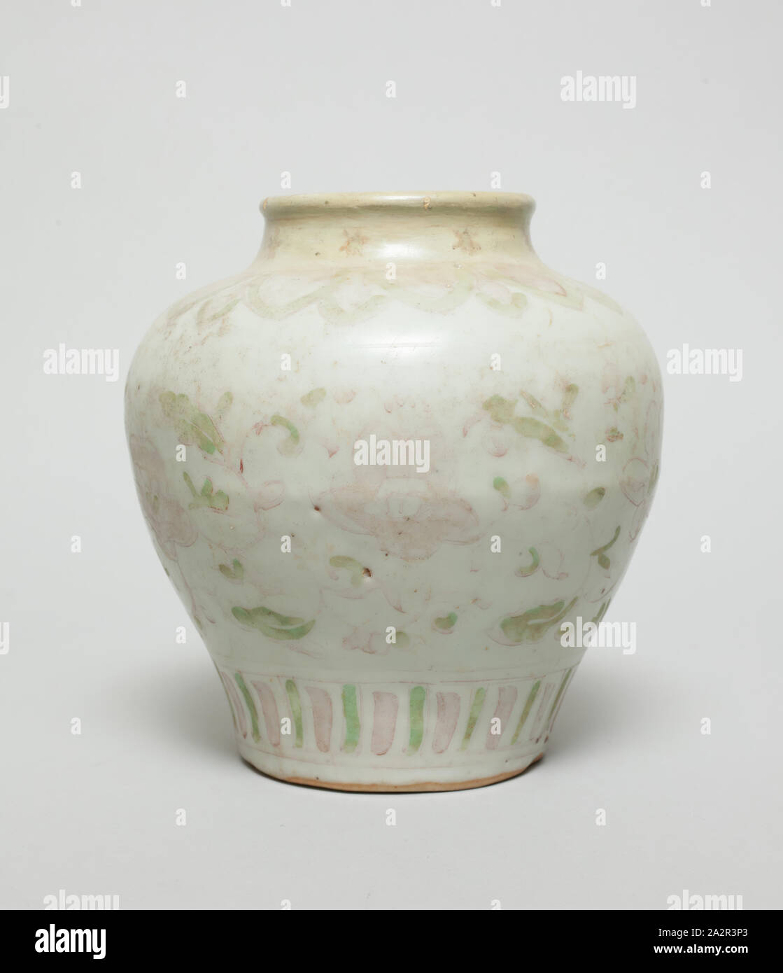 Unbekannt (Chinesisch), Vase, 1368/1644, Porcelaneous Steinzeug, Höhe: 6 cm. (15,9 cm Stockfoto