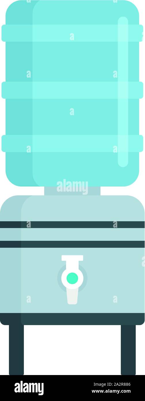 Wasserspender Symbol. Flache Darstellung der Wasserspender vektor Symbol für Web Design Stock Vektor