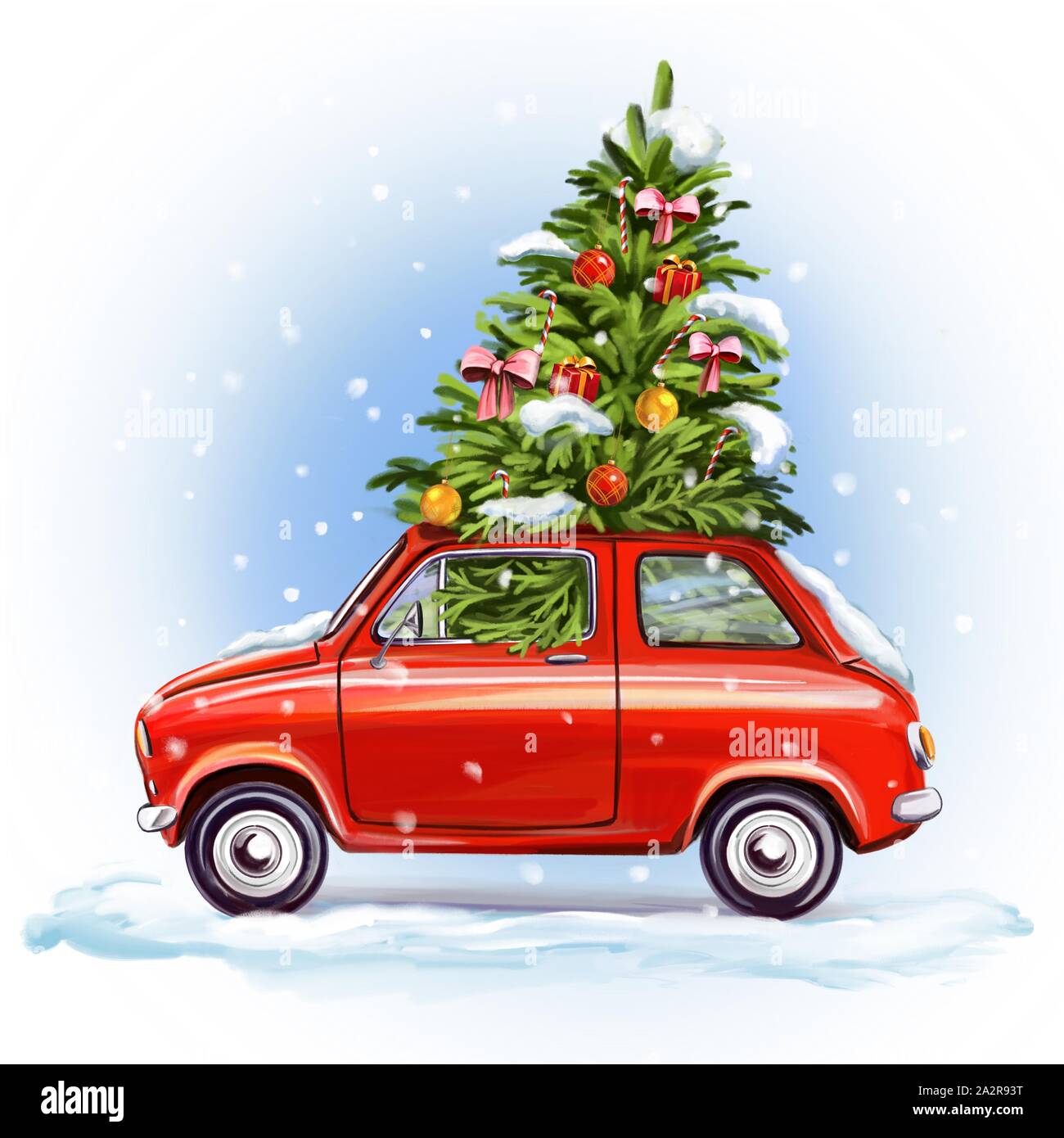 https://c8.alamy.com/compde/2a2r93t/weihnachtsbaum-auf-dem-auto-dekorative-christmas-ornament-art-illustration-mit-aquarell-auf-weissem-hintergrund-gemalt-2a2r93t.jpg