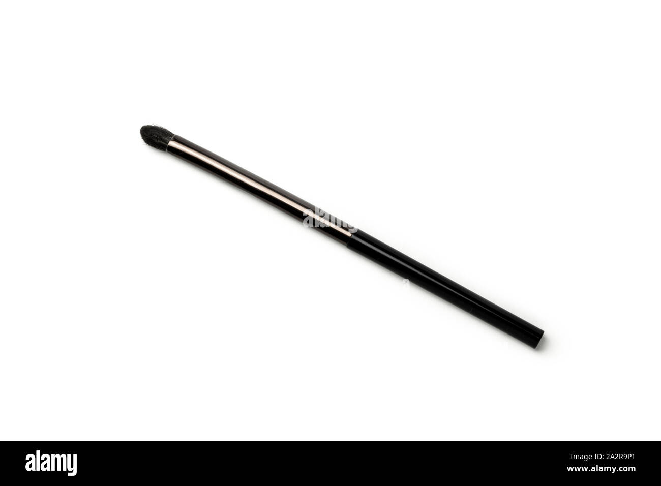 Make-up Pinsel auf weißem Hintergrund Stockfoto
