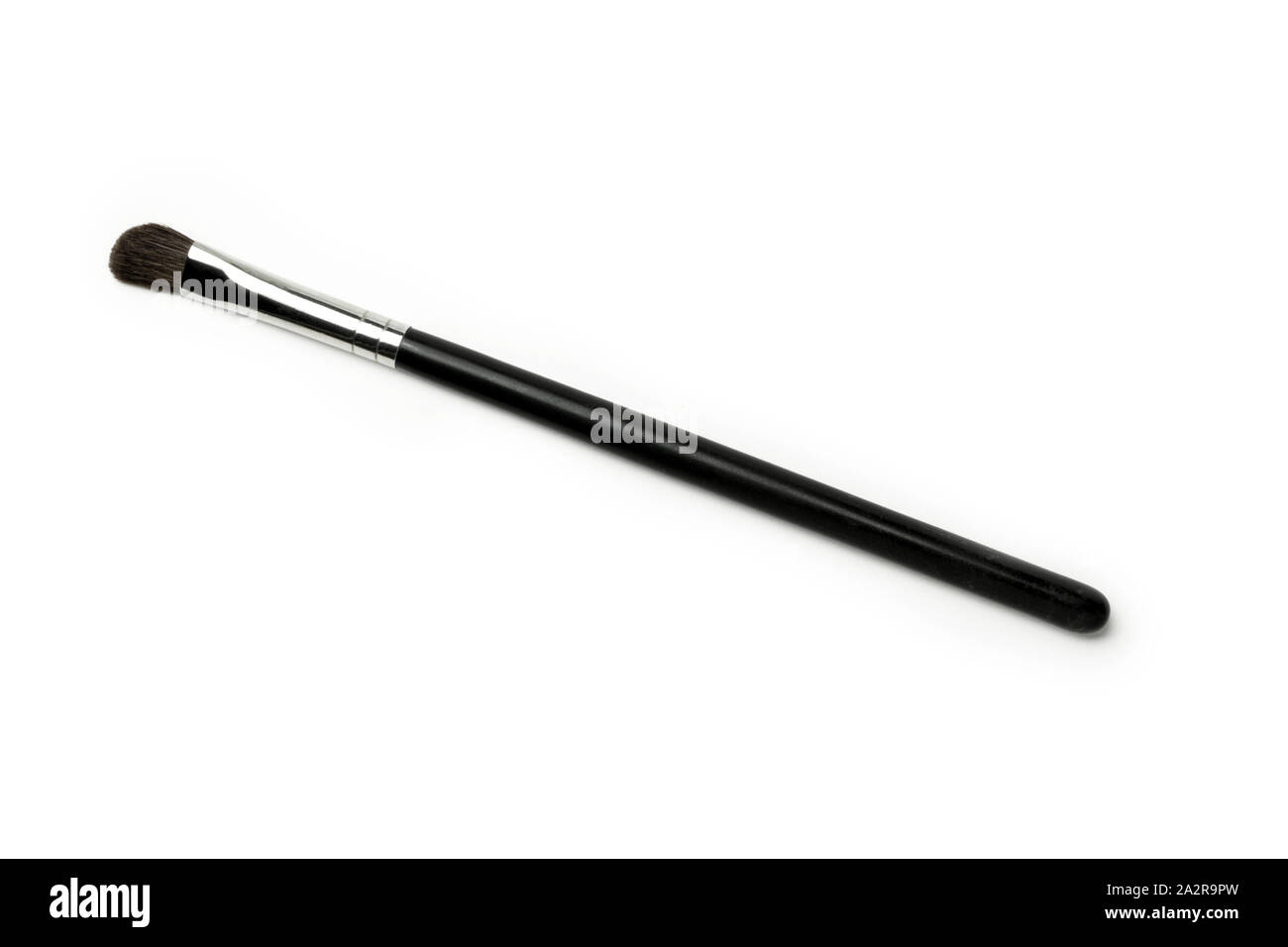 Make-up Pinsel auf weißem Hintergrund Stockfoto