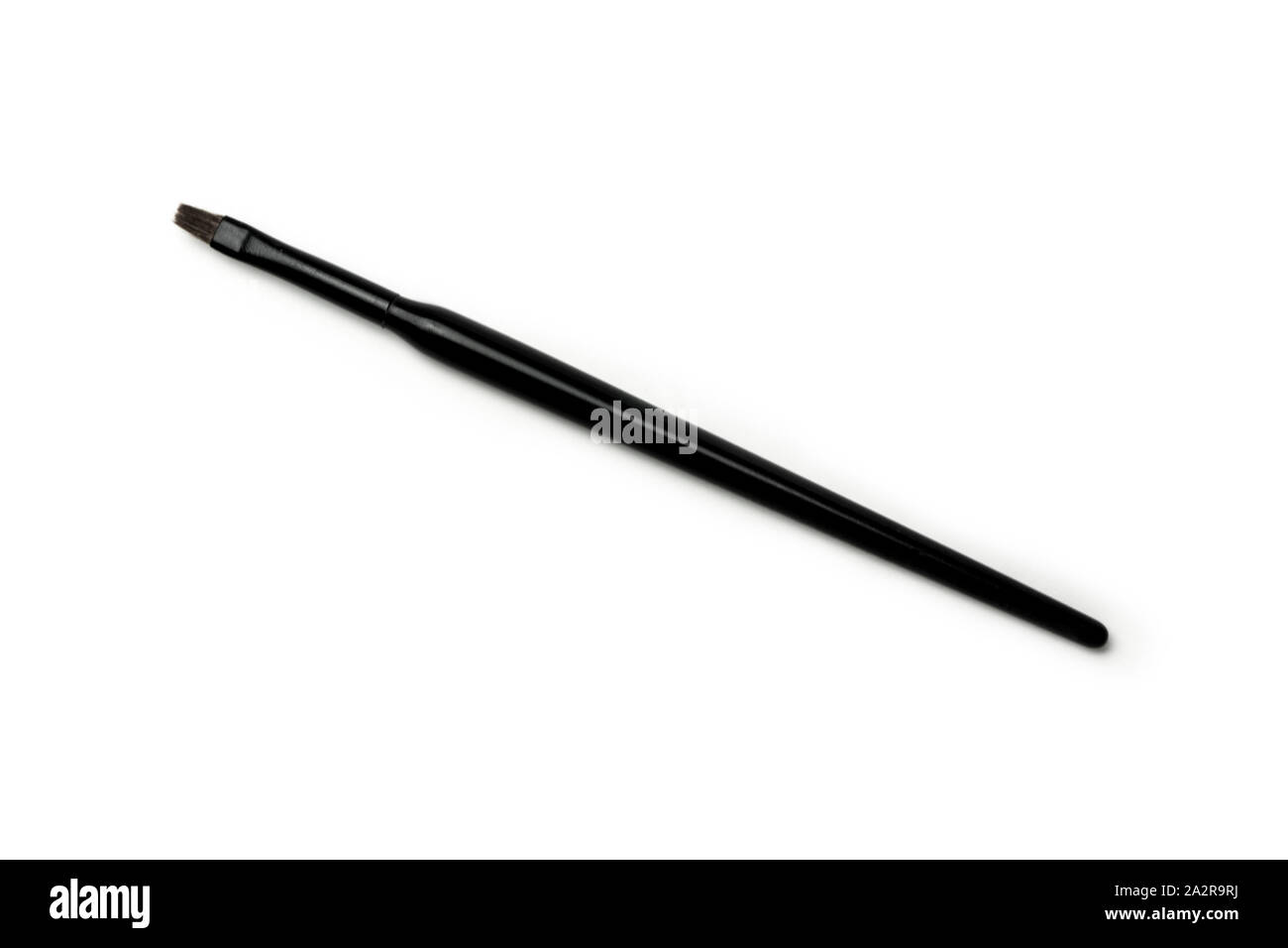 Make-up Pinsel auf weißem Hintergrund Stockfoto