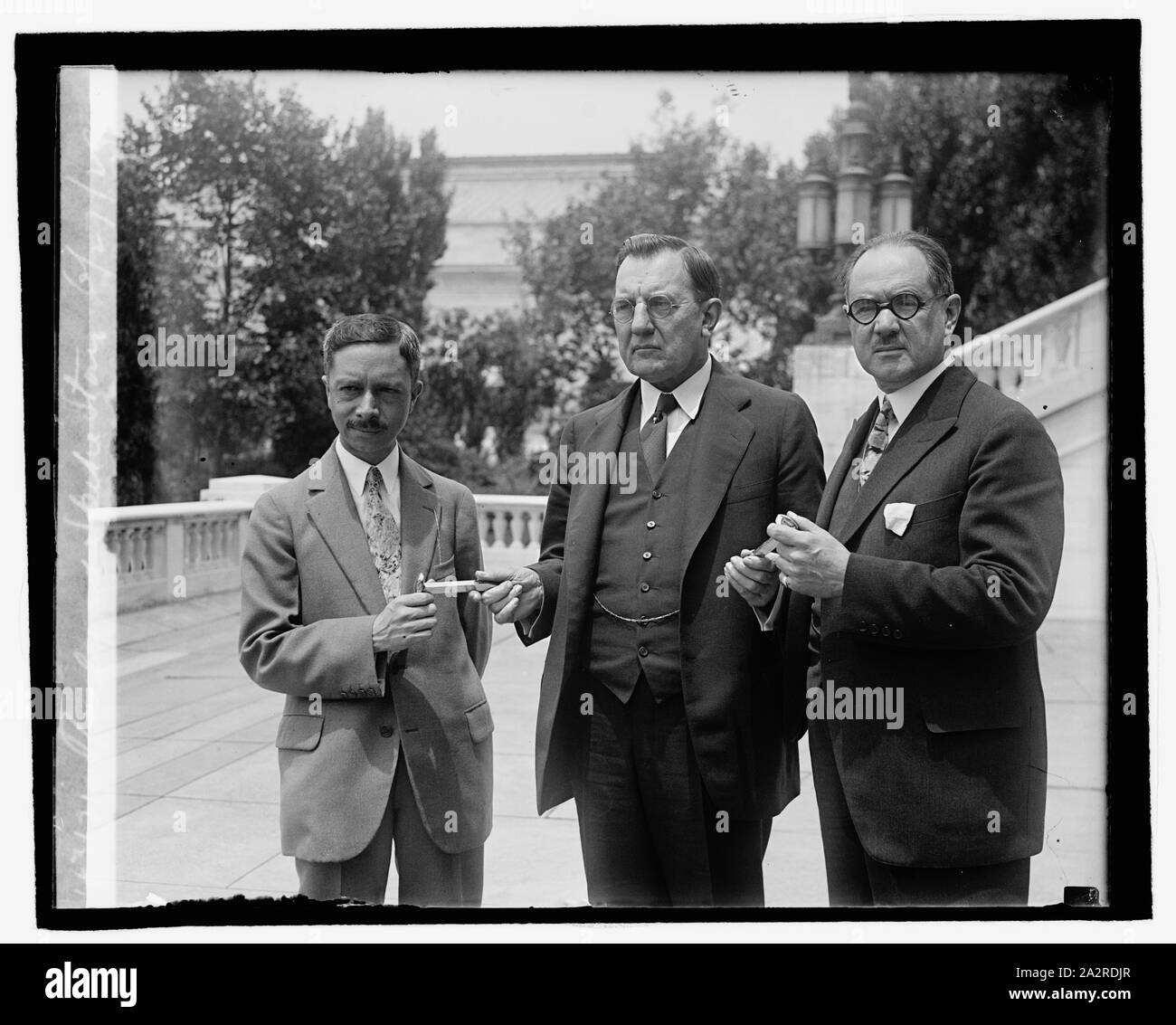 Eisenbahn spike Geschichte, 6/27/29. Stockfoto
