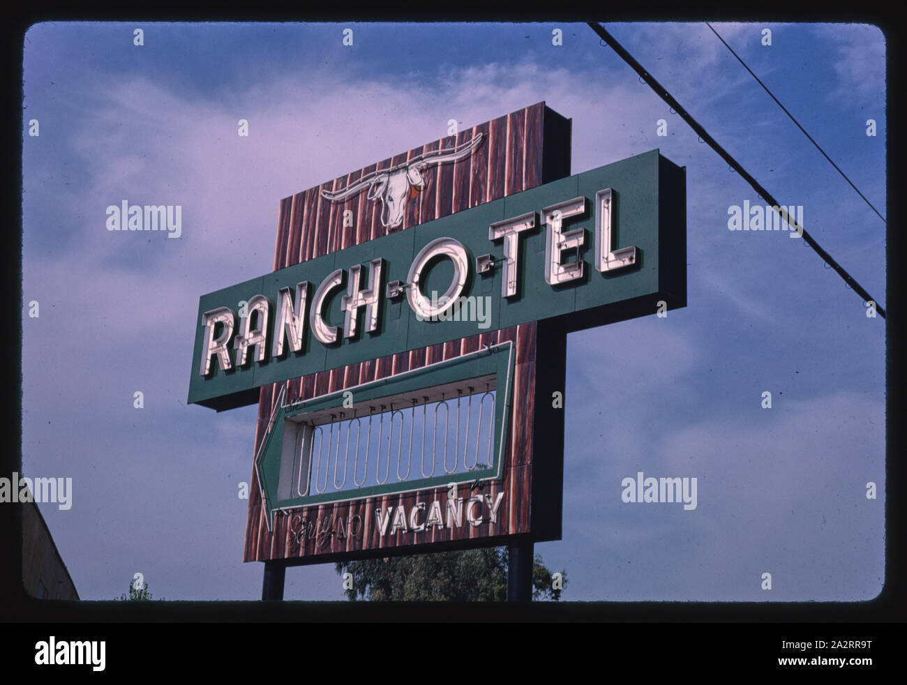Ranch-O-Tel, Motel Drive, Fresno, Kalifornien Stockfoto