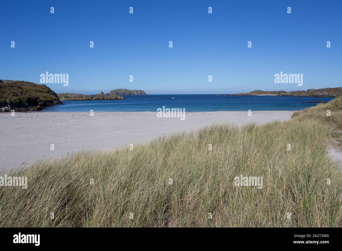 Bosta Strand, Bernera, Isle of Lewis, Äußere Hebriden Stockfoto