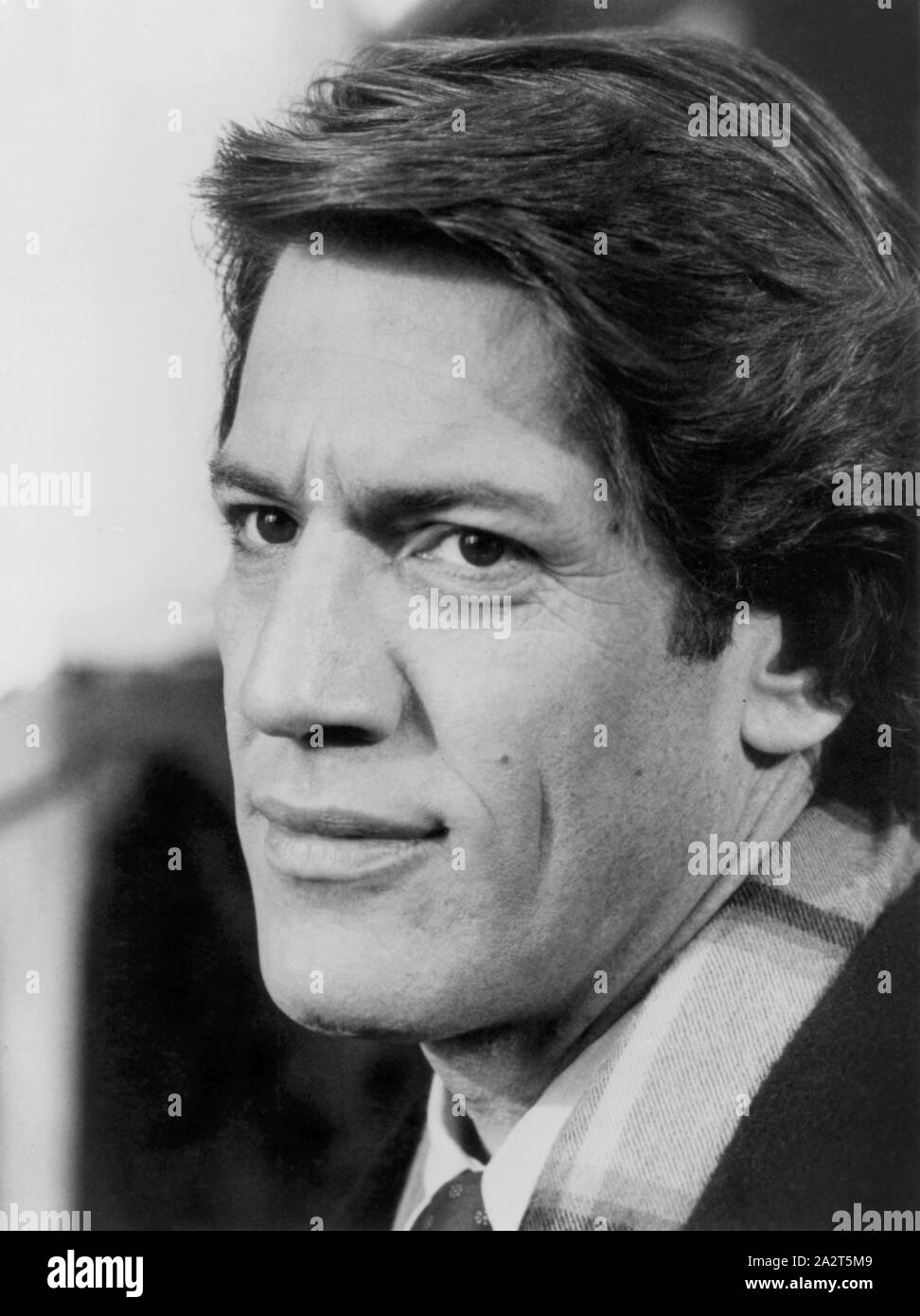 Schauspieler Stephen Macht, Kopf und Schultern Werbung Porträt, 1981 Stockfoto